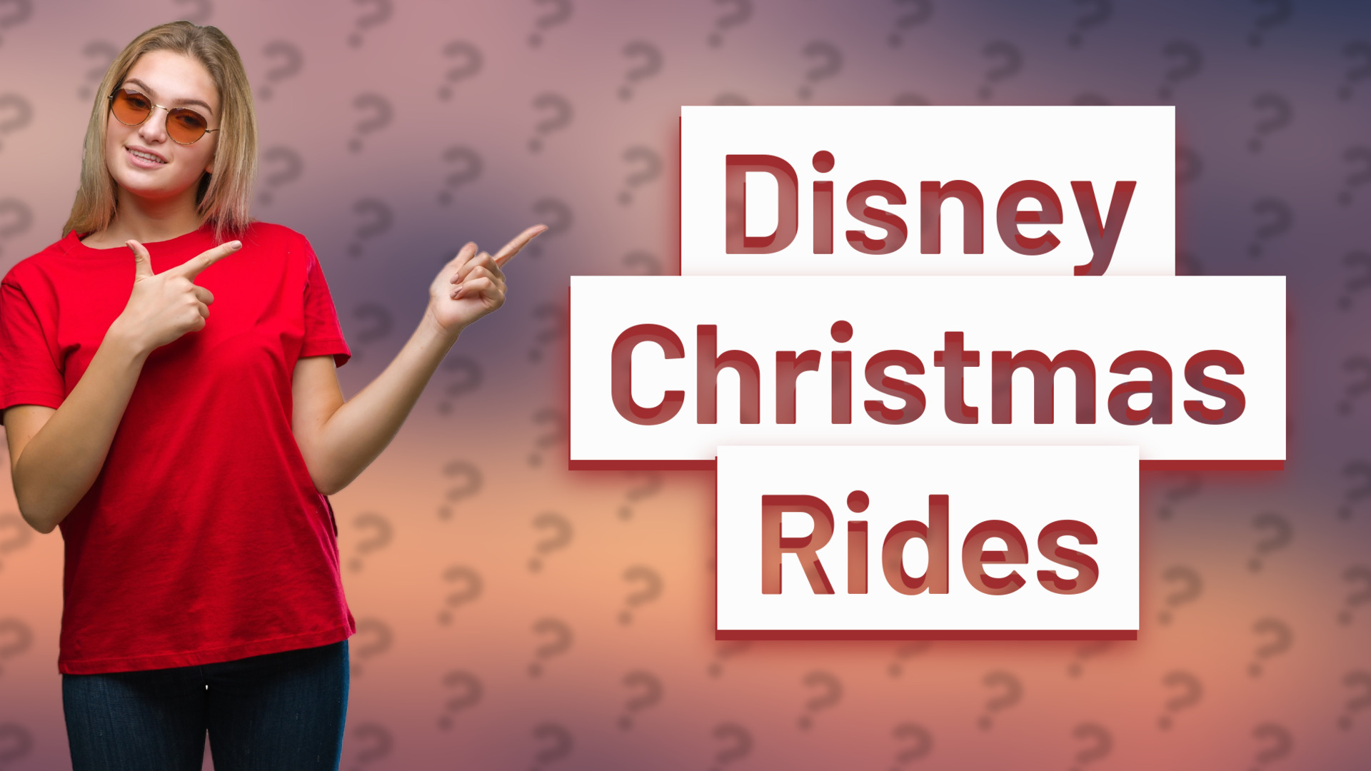 Disney Christmas Rides