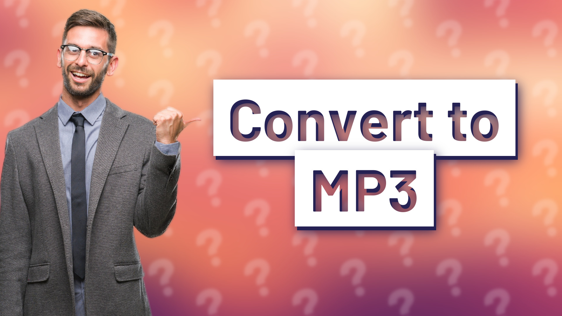 Convert to MP3
