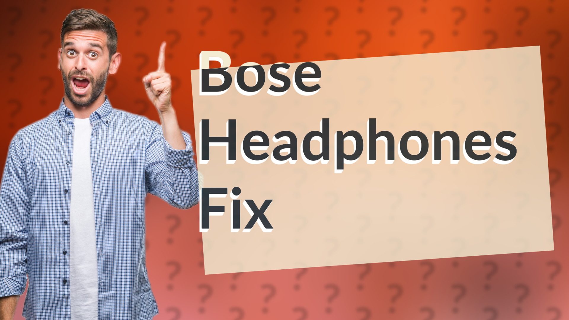Bose Headphones Fix
