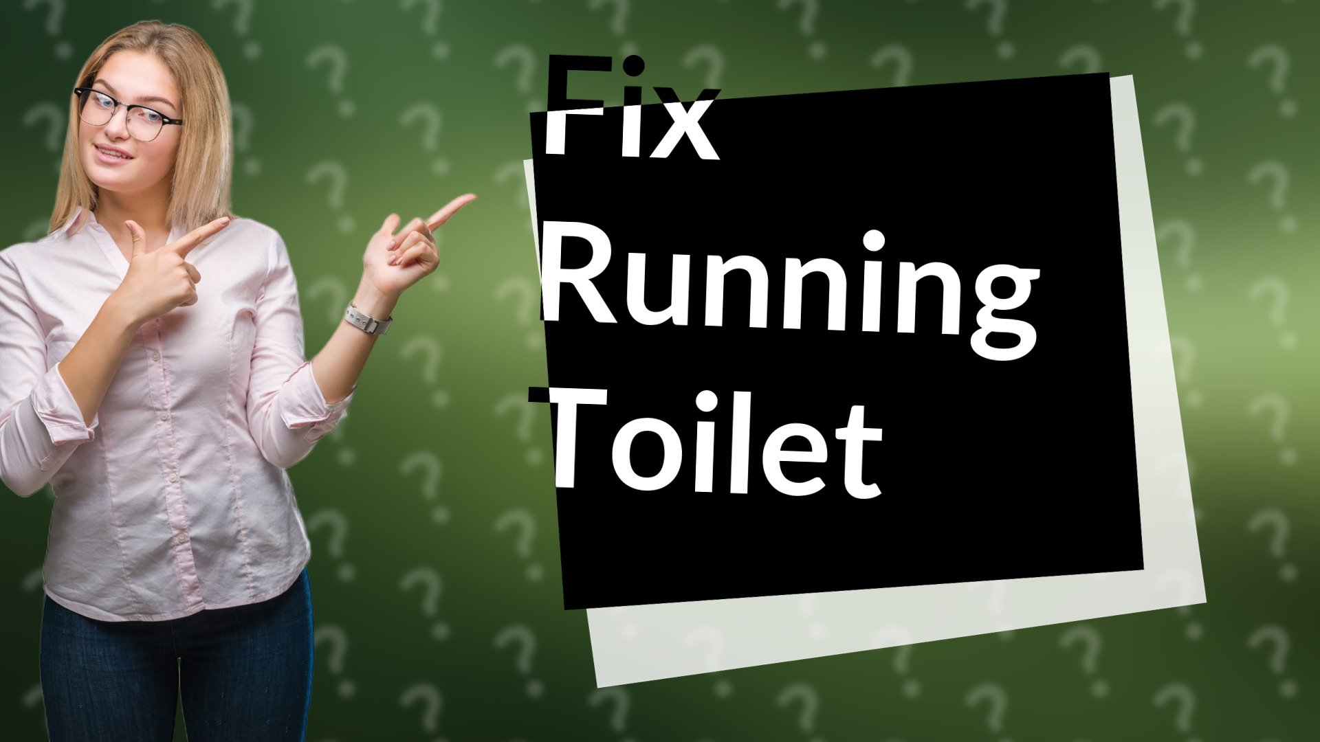 Fix Running Toilet