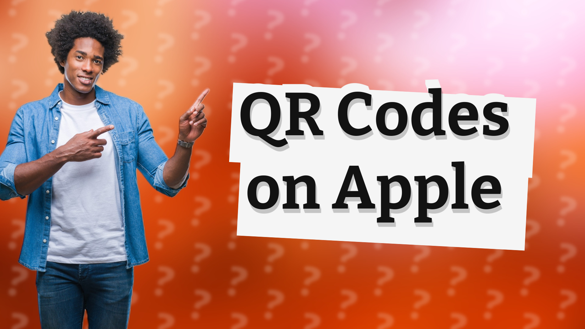QR Codes on Apple