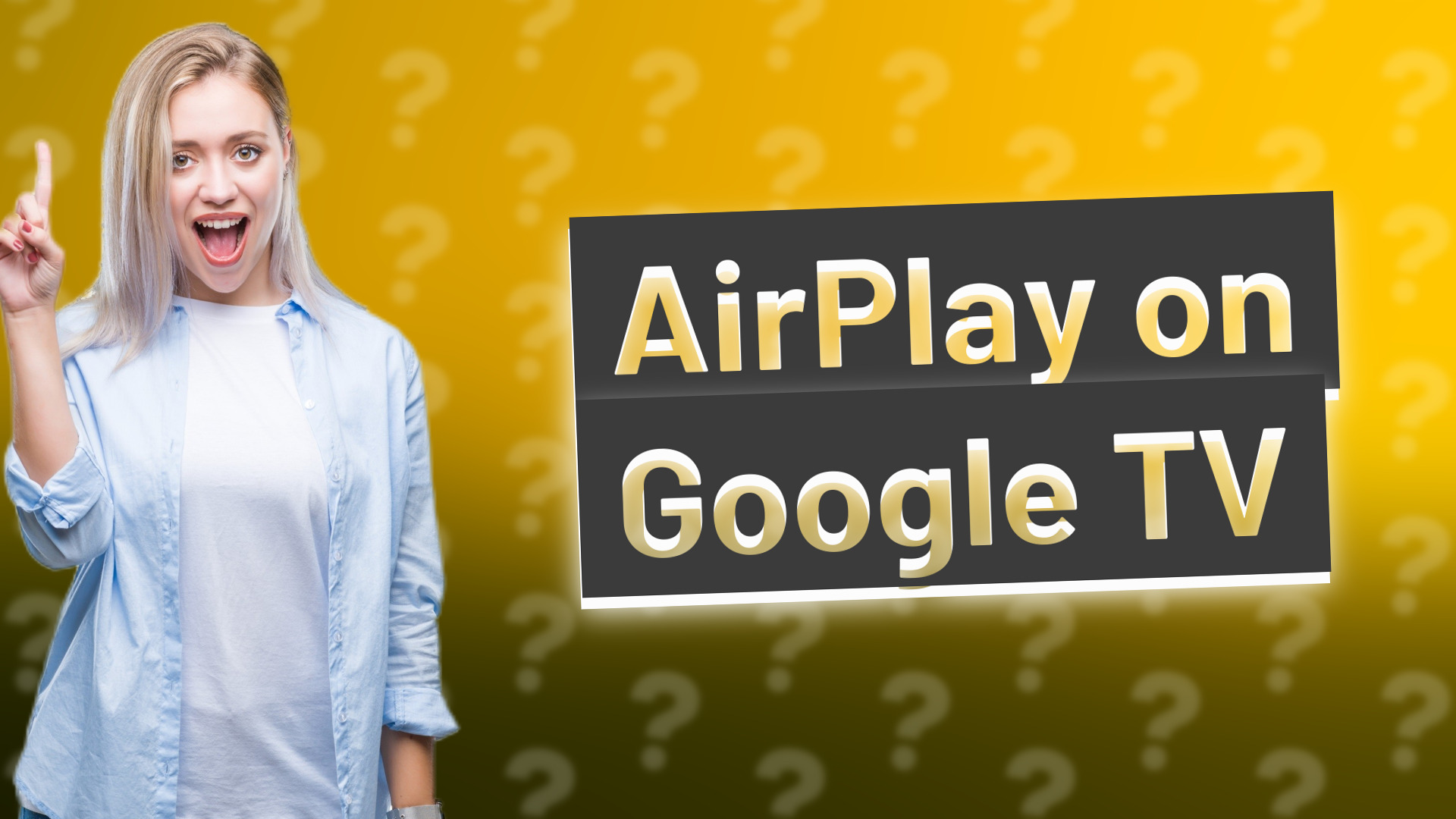 AirPlay on Google TV