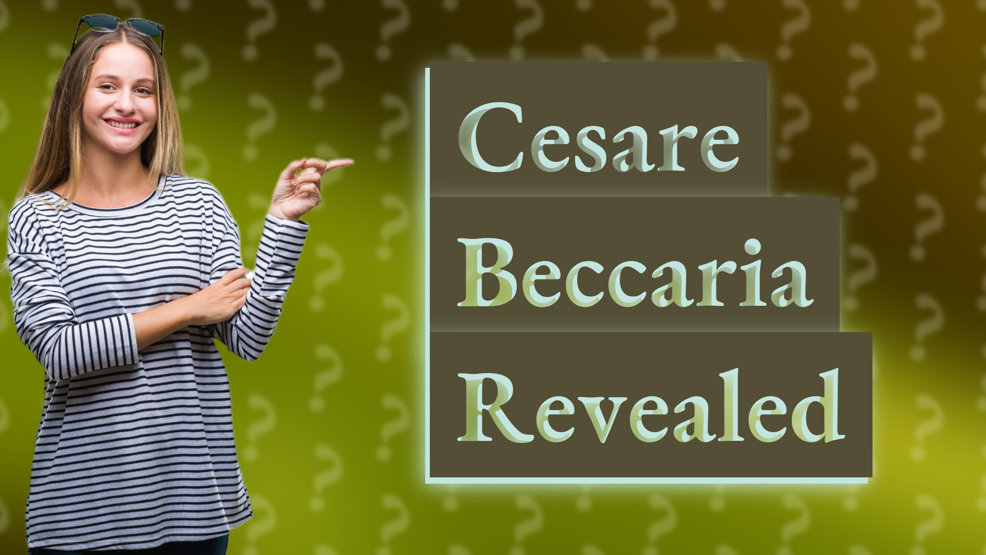 Cesare Beccaria Revealed