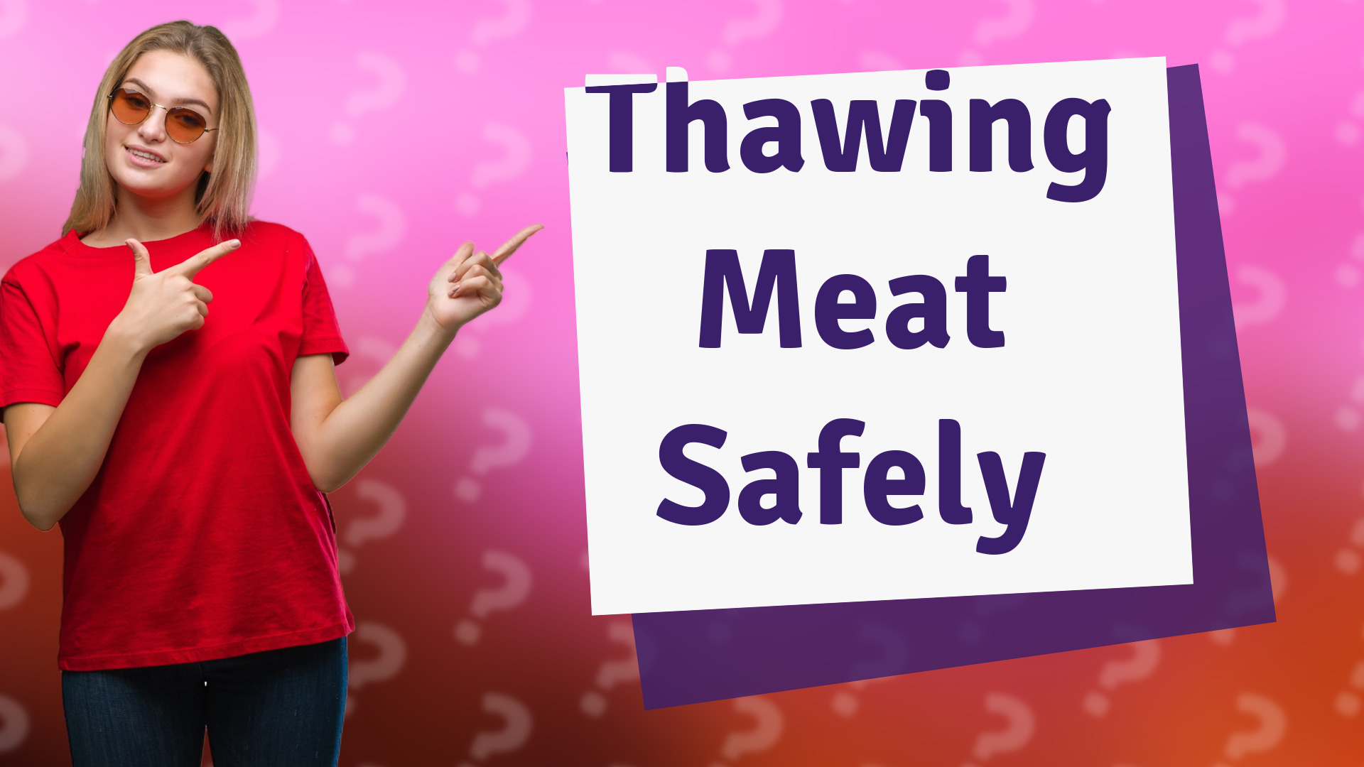 Thawing Meat Safely