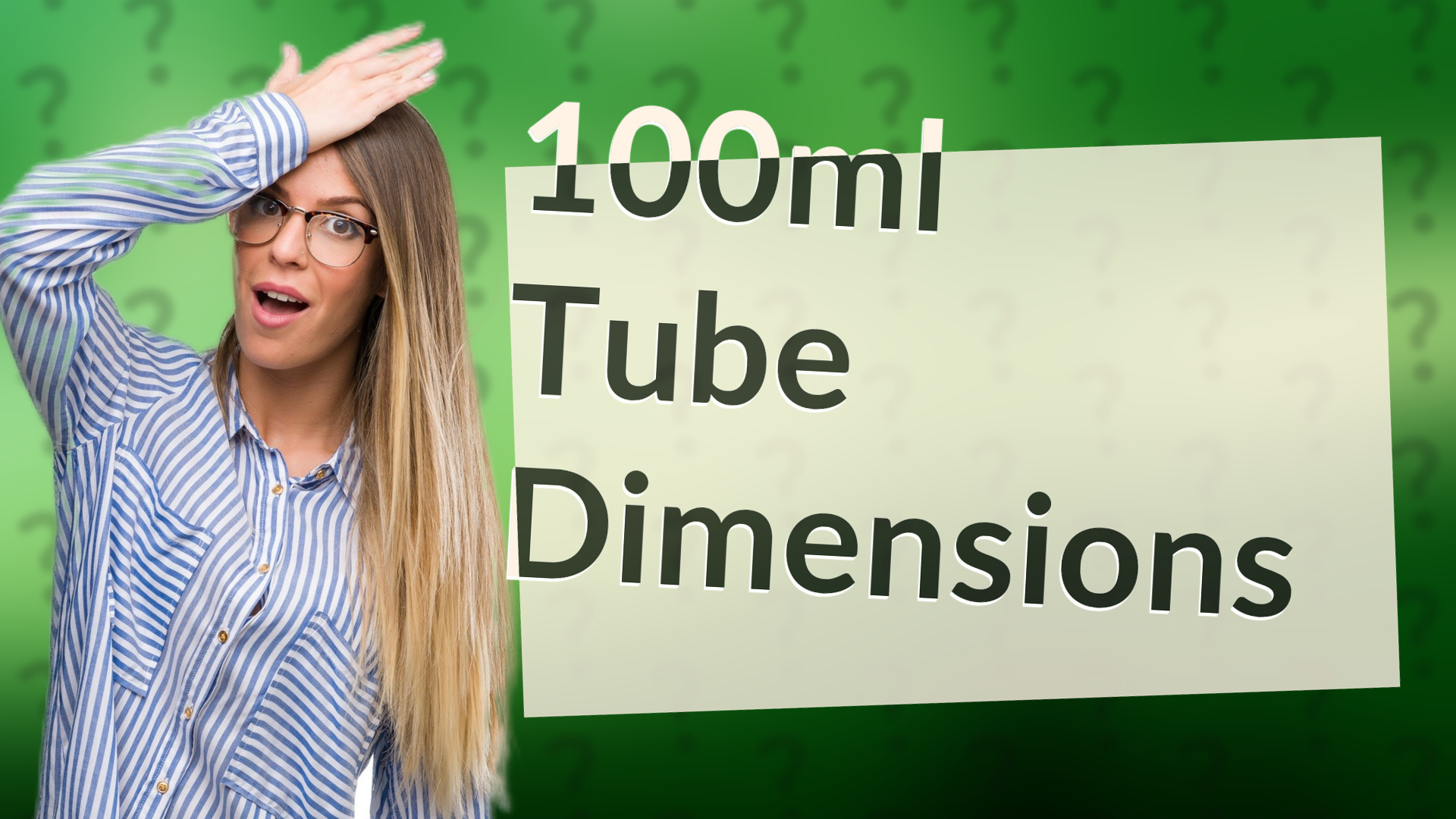 100ml Tube Dimensions