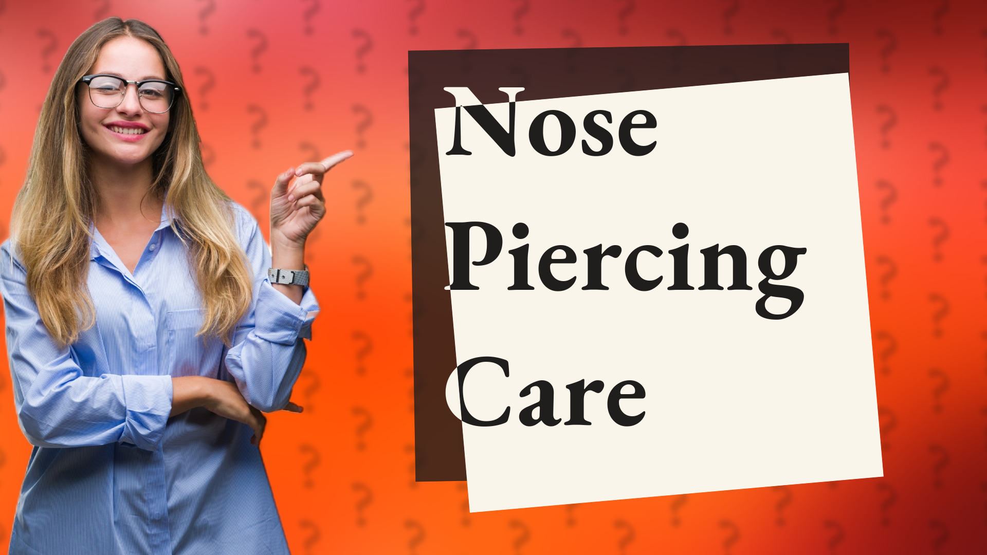 Nose Piercing Care