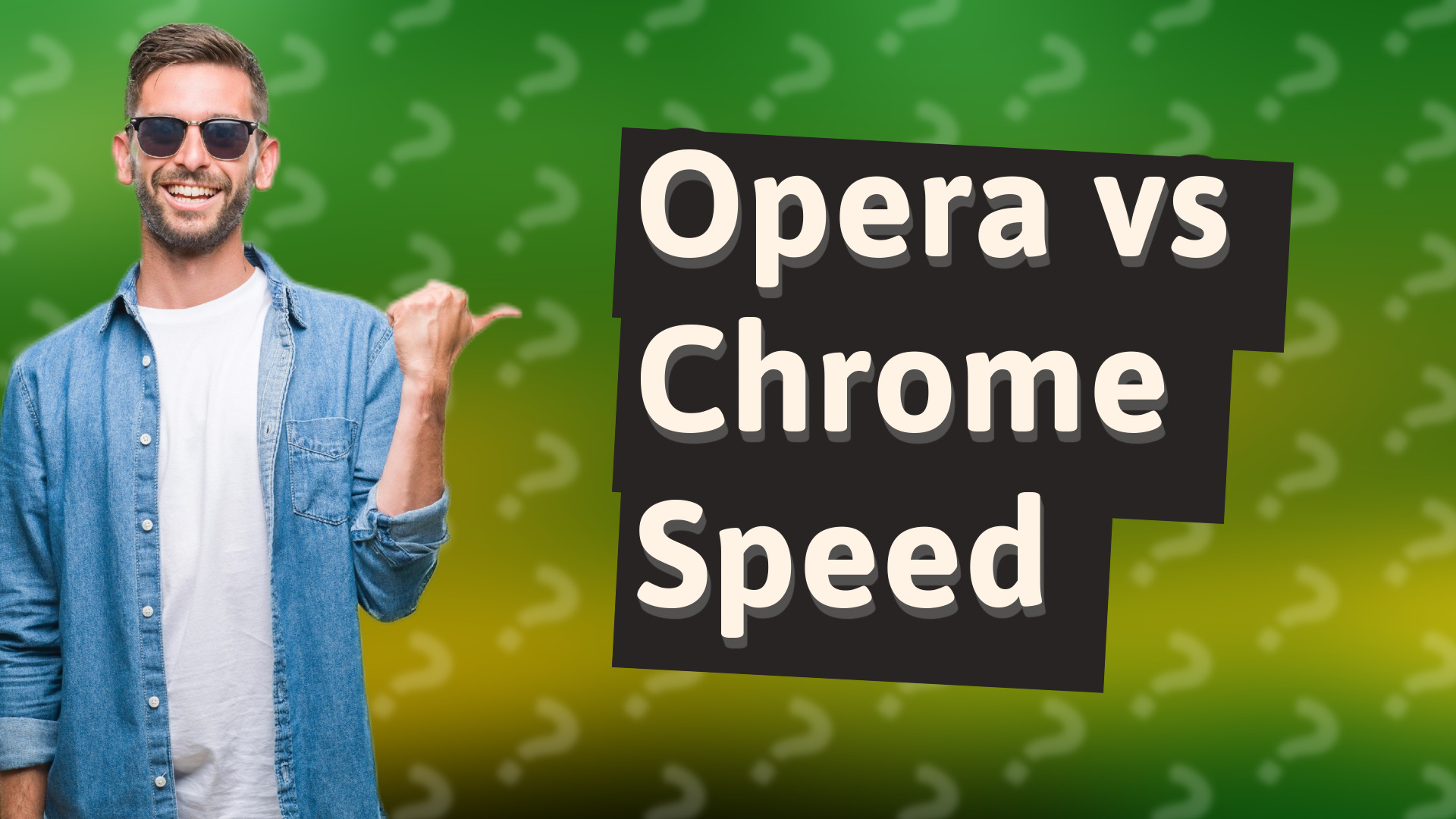 Opera vs Chrome Speed