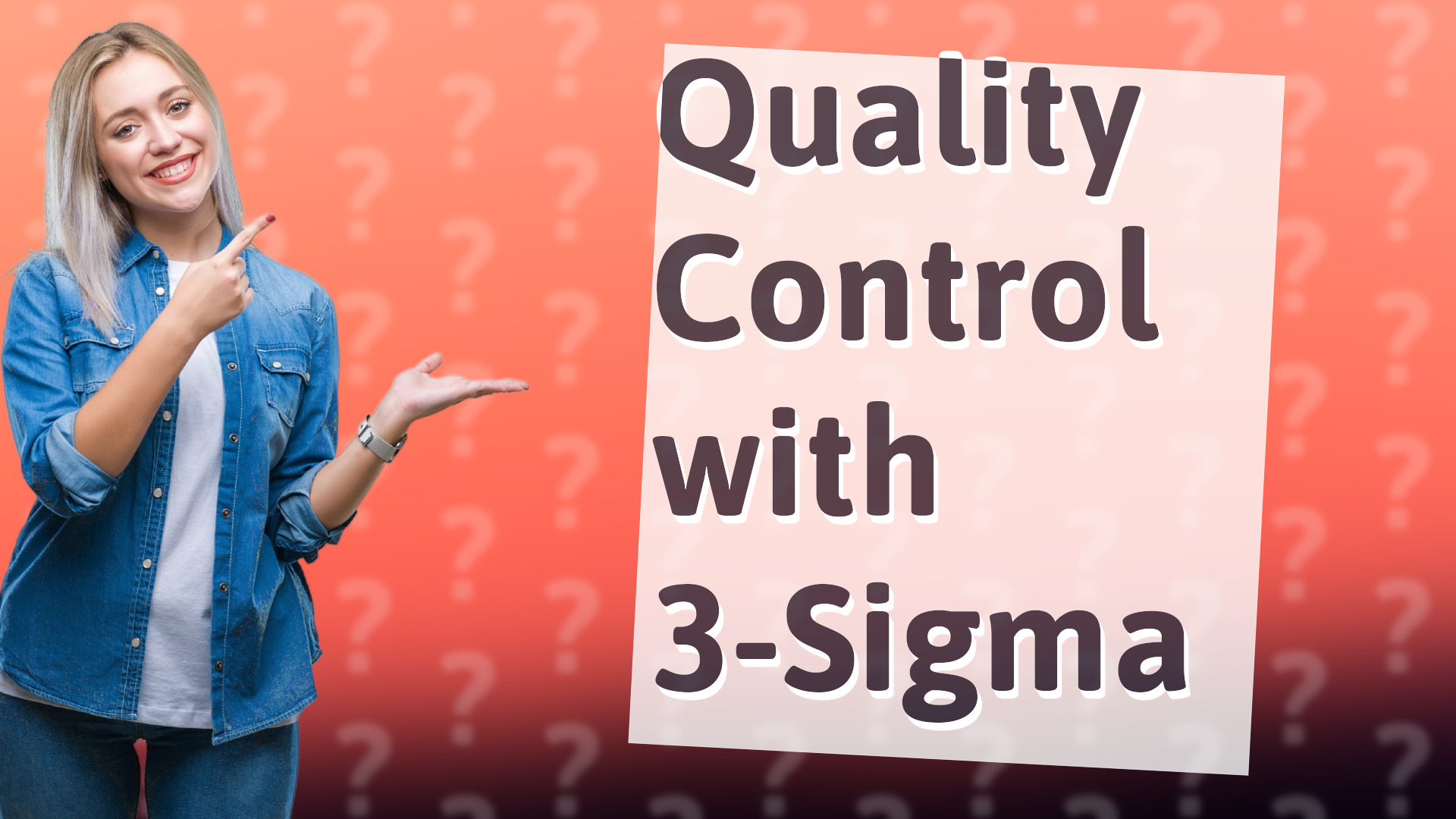 Quality Control with 3-Sigma