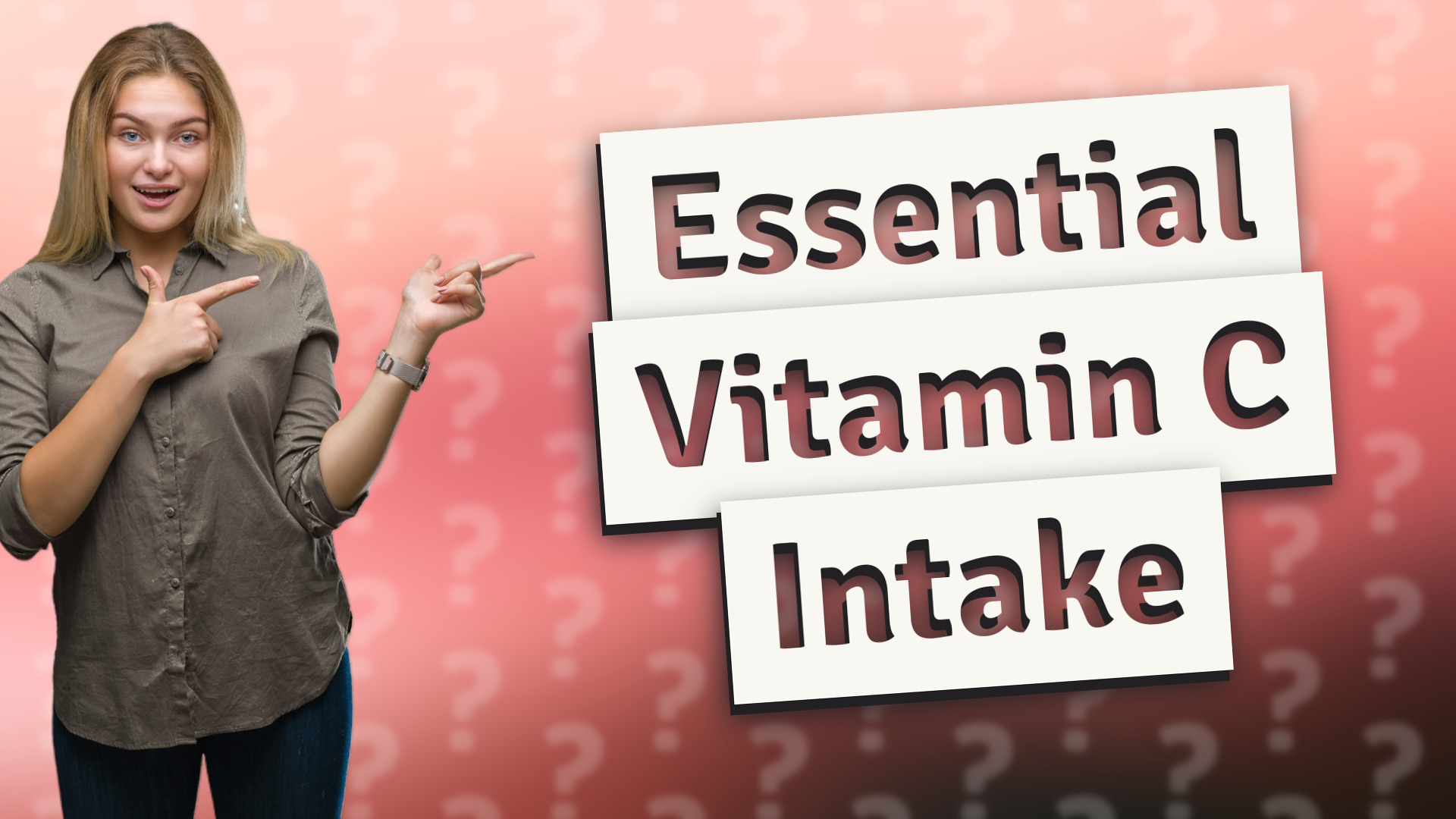 Essential Vitamin C Intake