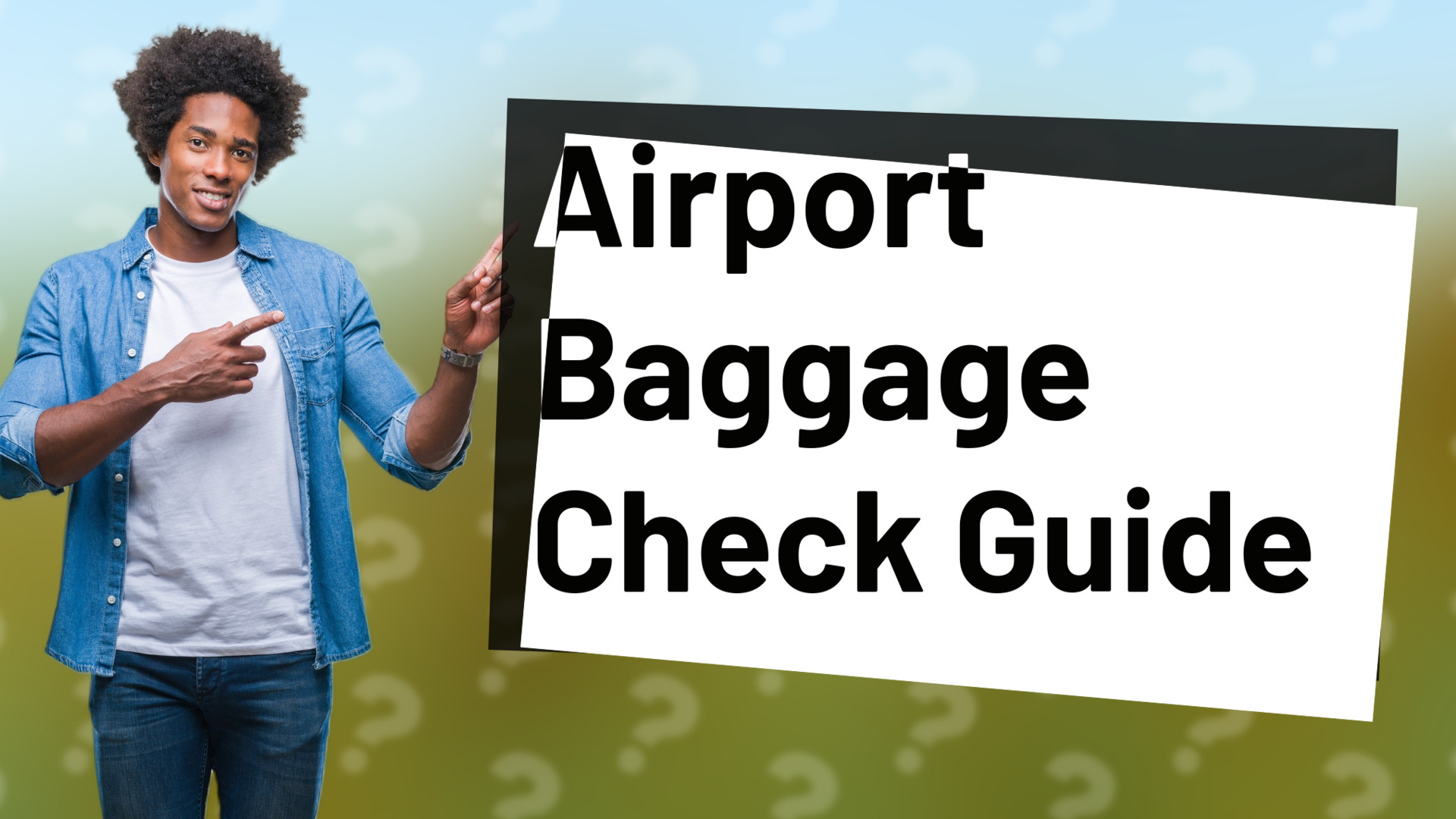 Airport Baggage Check Guide