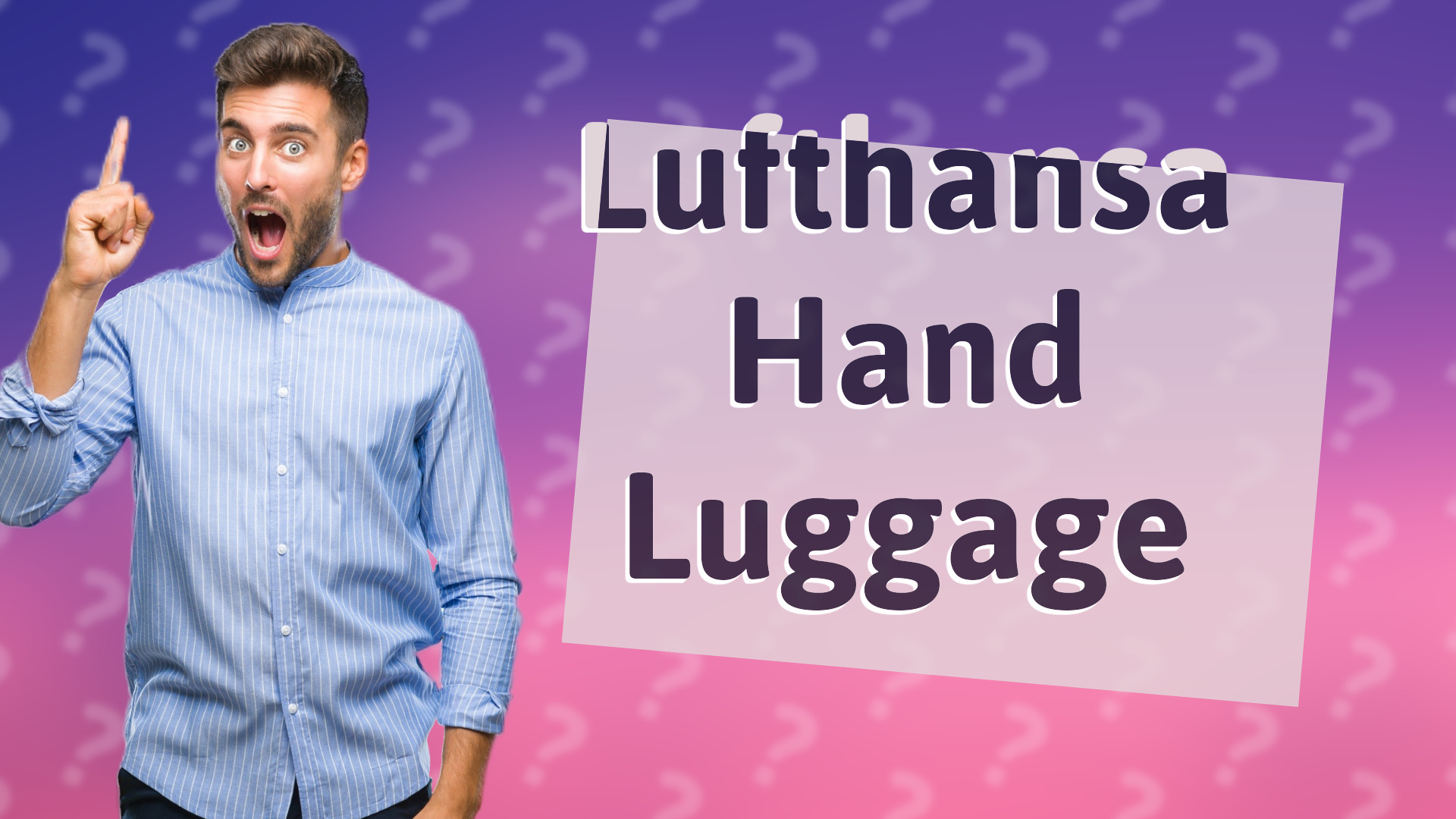 Lufthansa Hand Luggage