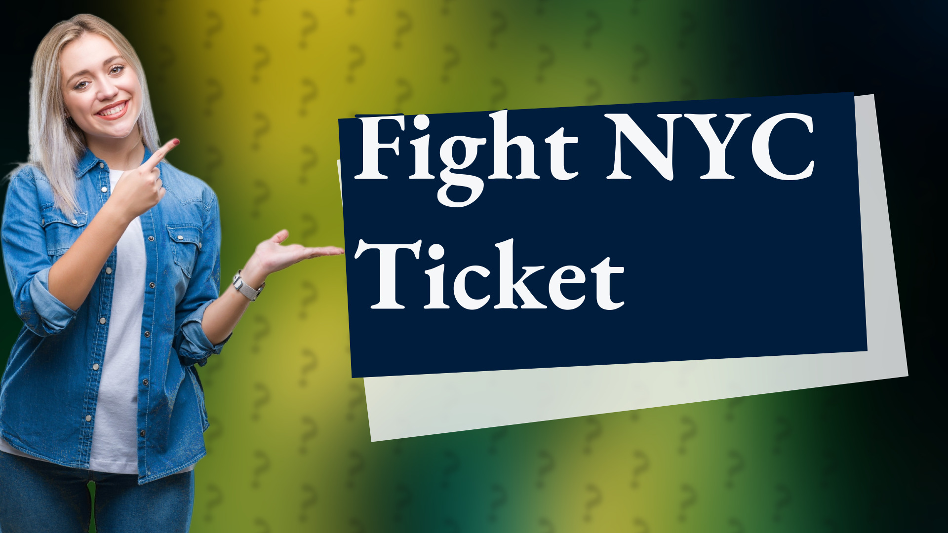 Fight NYC Ticket