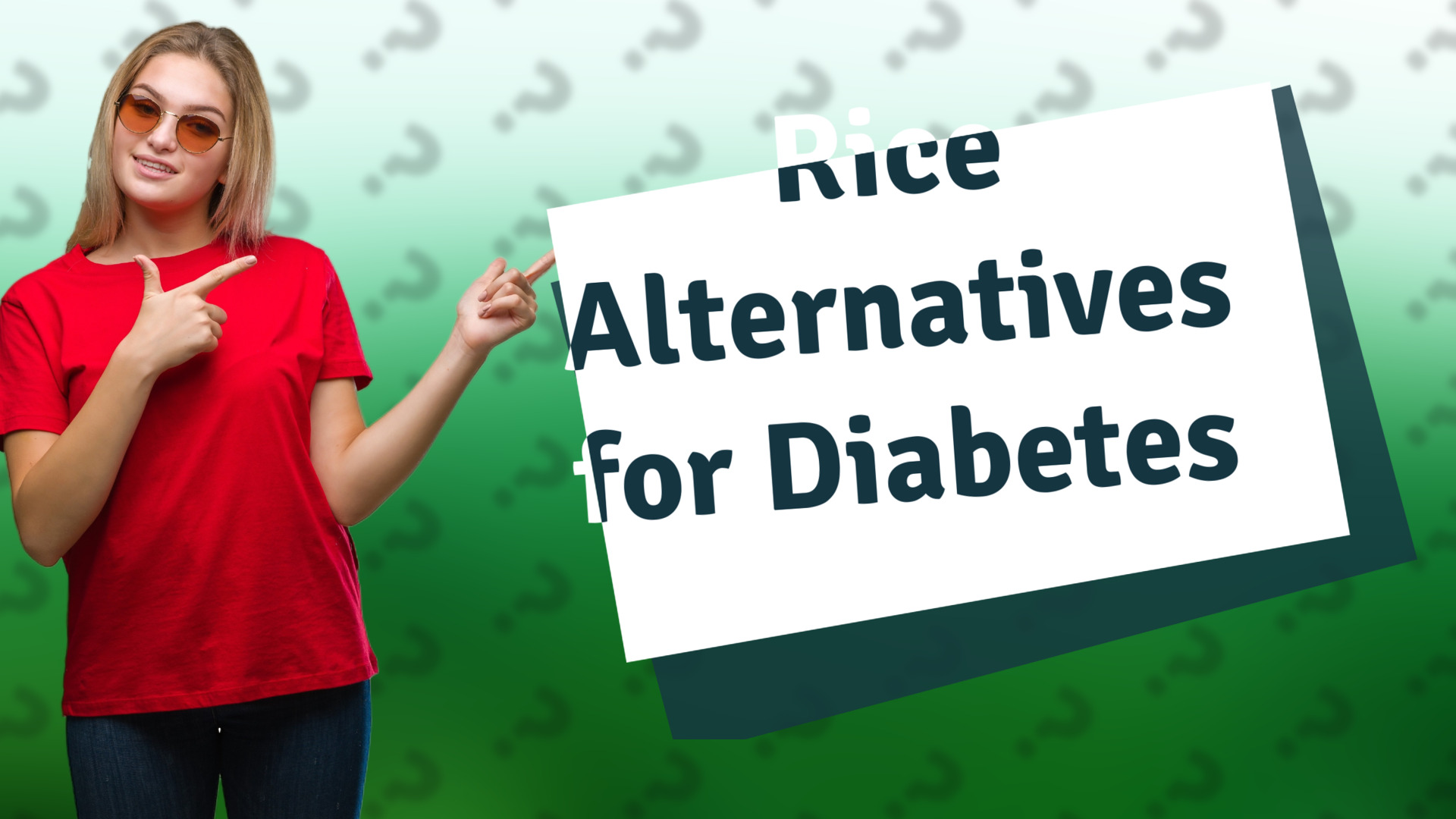 Rice Alternatives for Diabetes