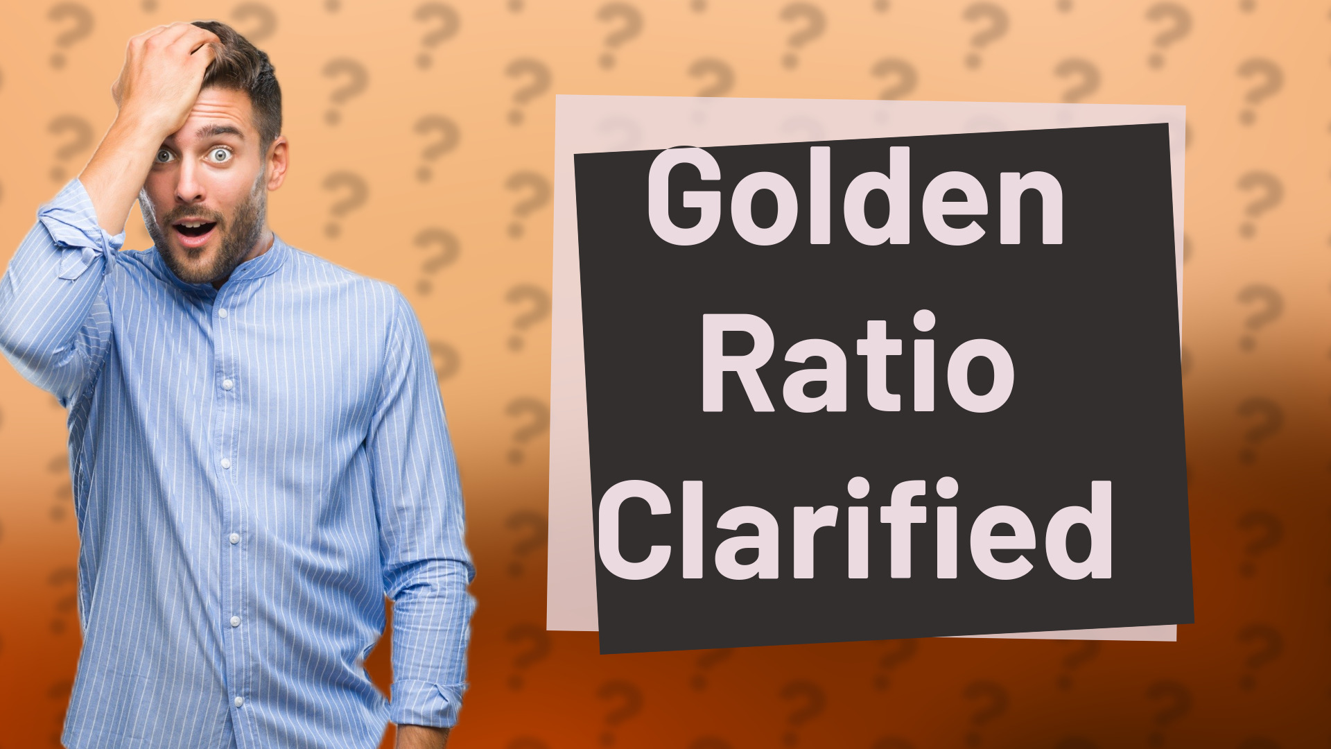 Golden Ratio Clarified