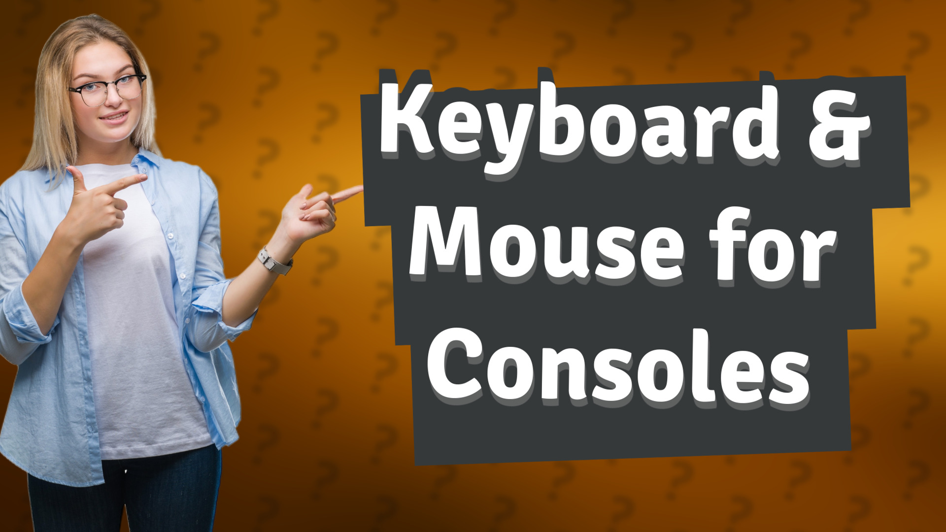 Keyboard & Mouse for Consoles
