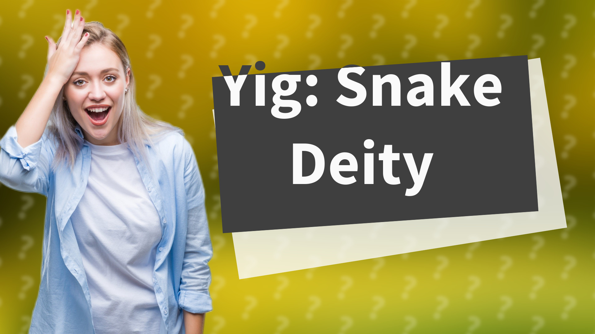 Yig: Snake Deity