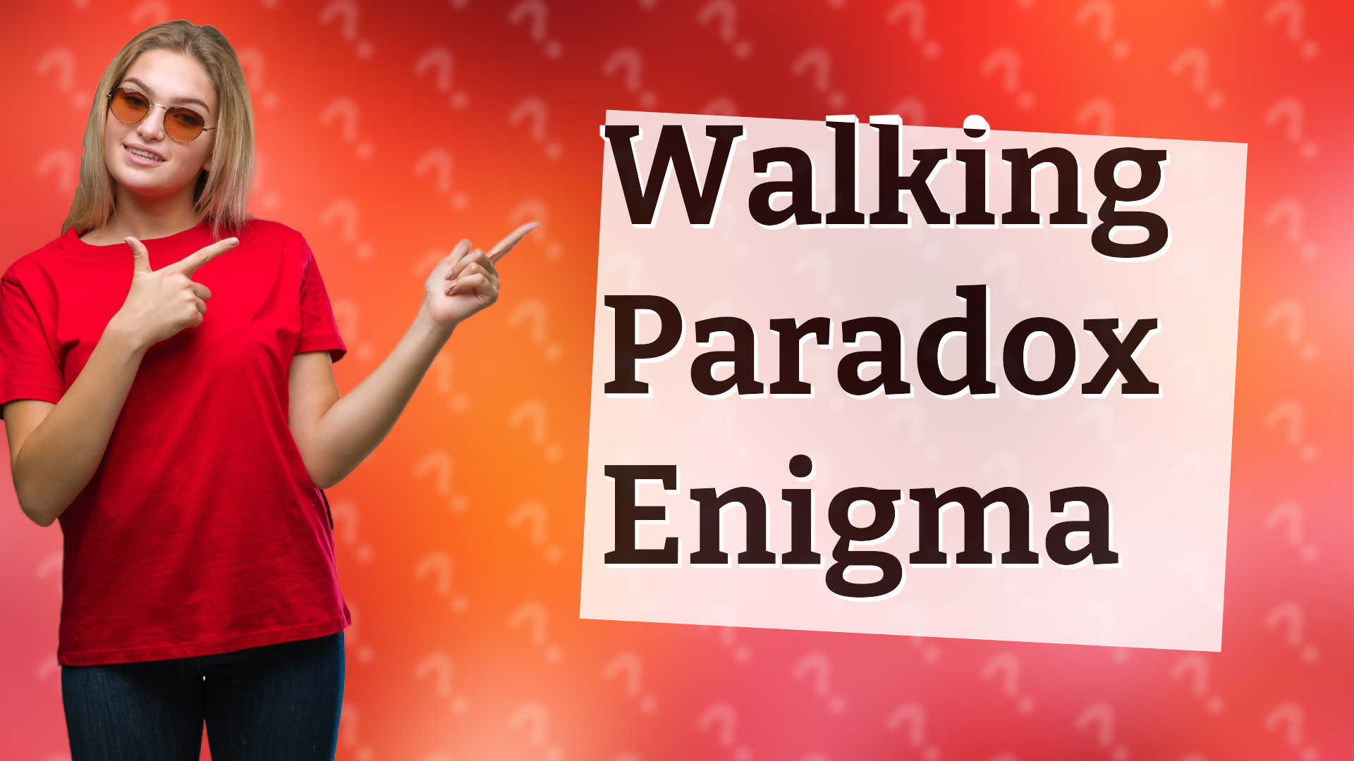 Walking Paradox Enigma