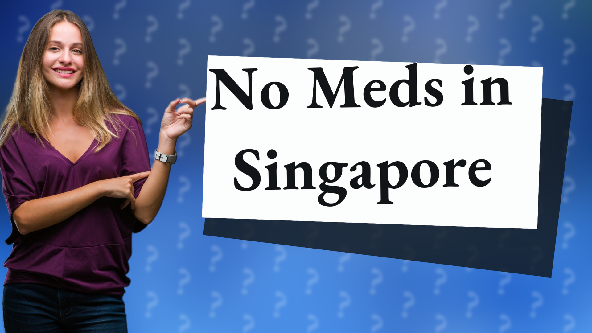 No Meds in Singapore