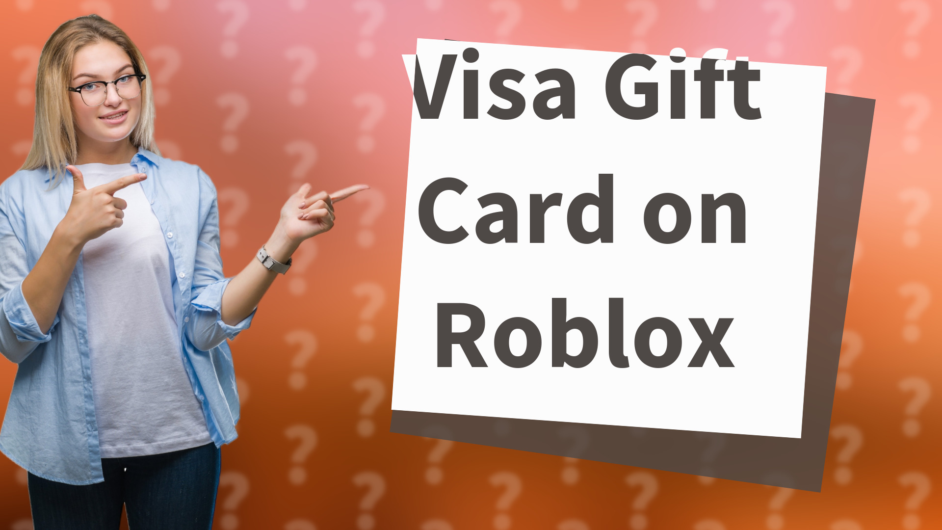 Visa Gift Card on Roblox