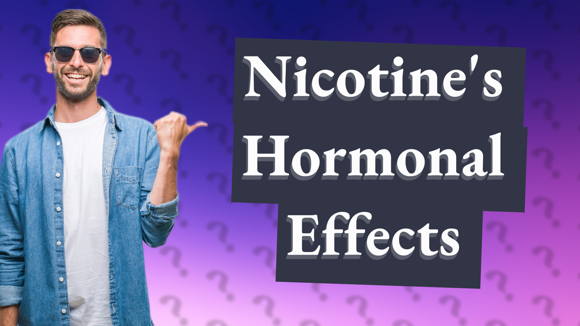 Nicotine's Hormonal Effects