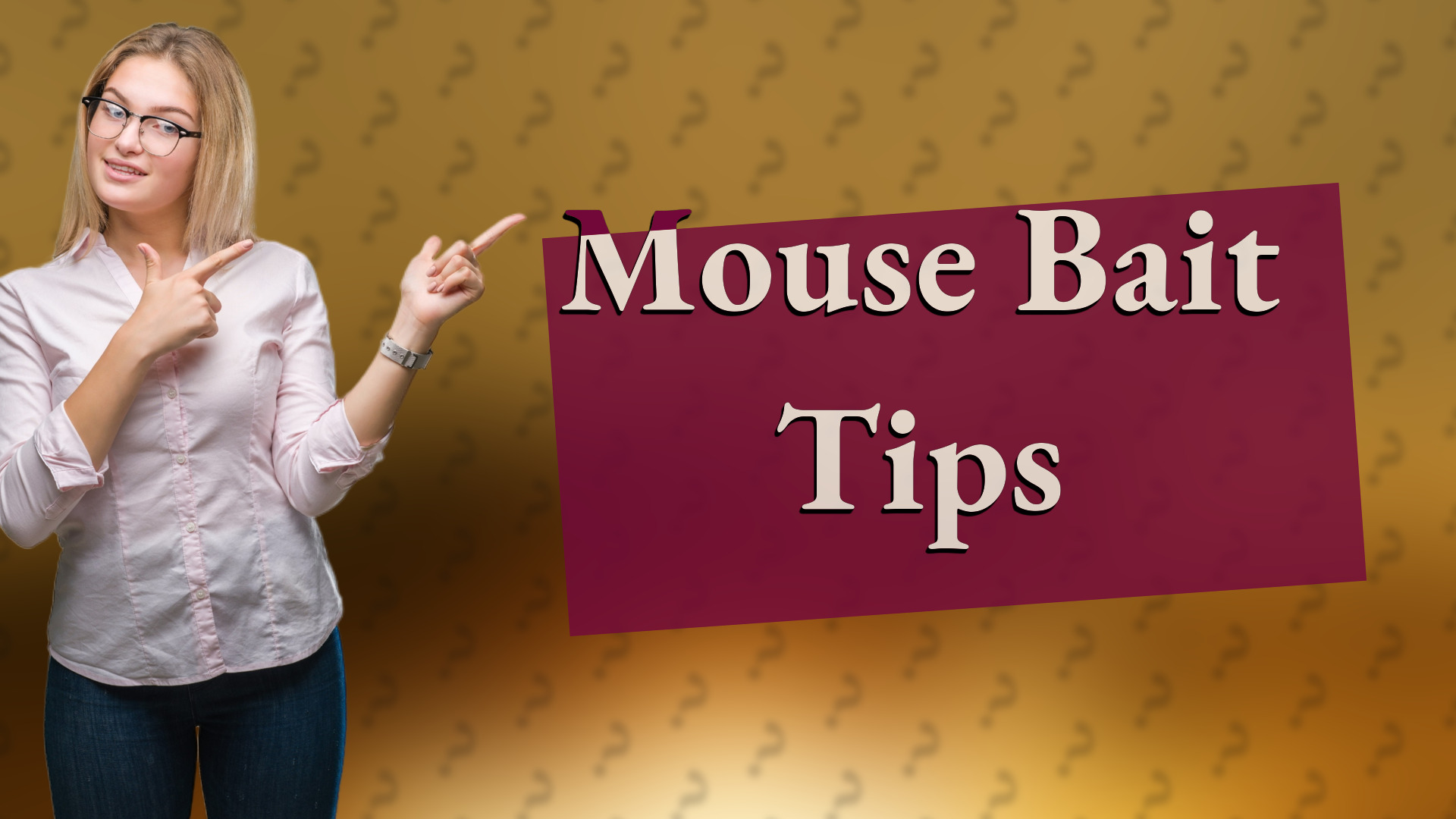 Mouse Bait Tips