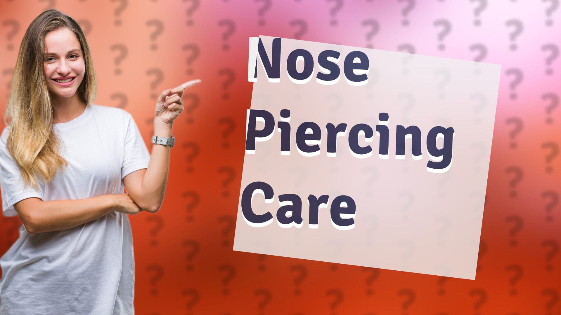 Nose Piercing Care