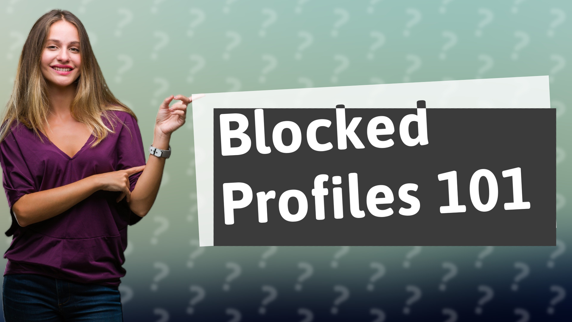 Blocked Profiles 101