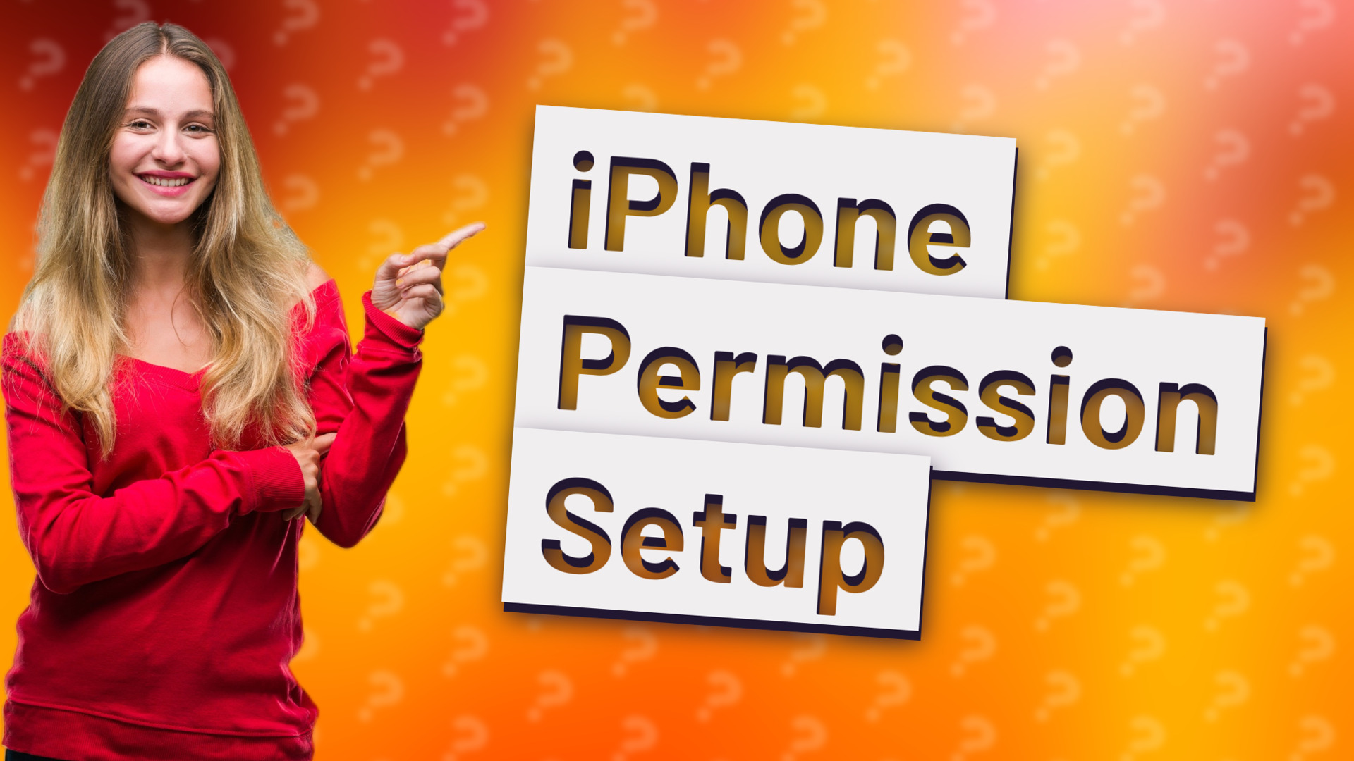 iPhone Permission Setup
