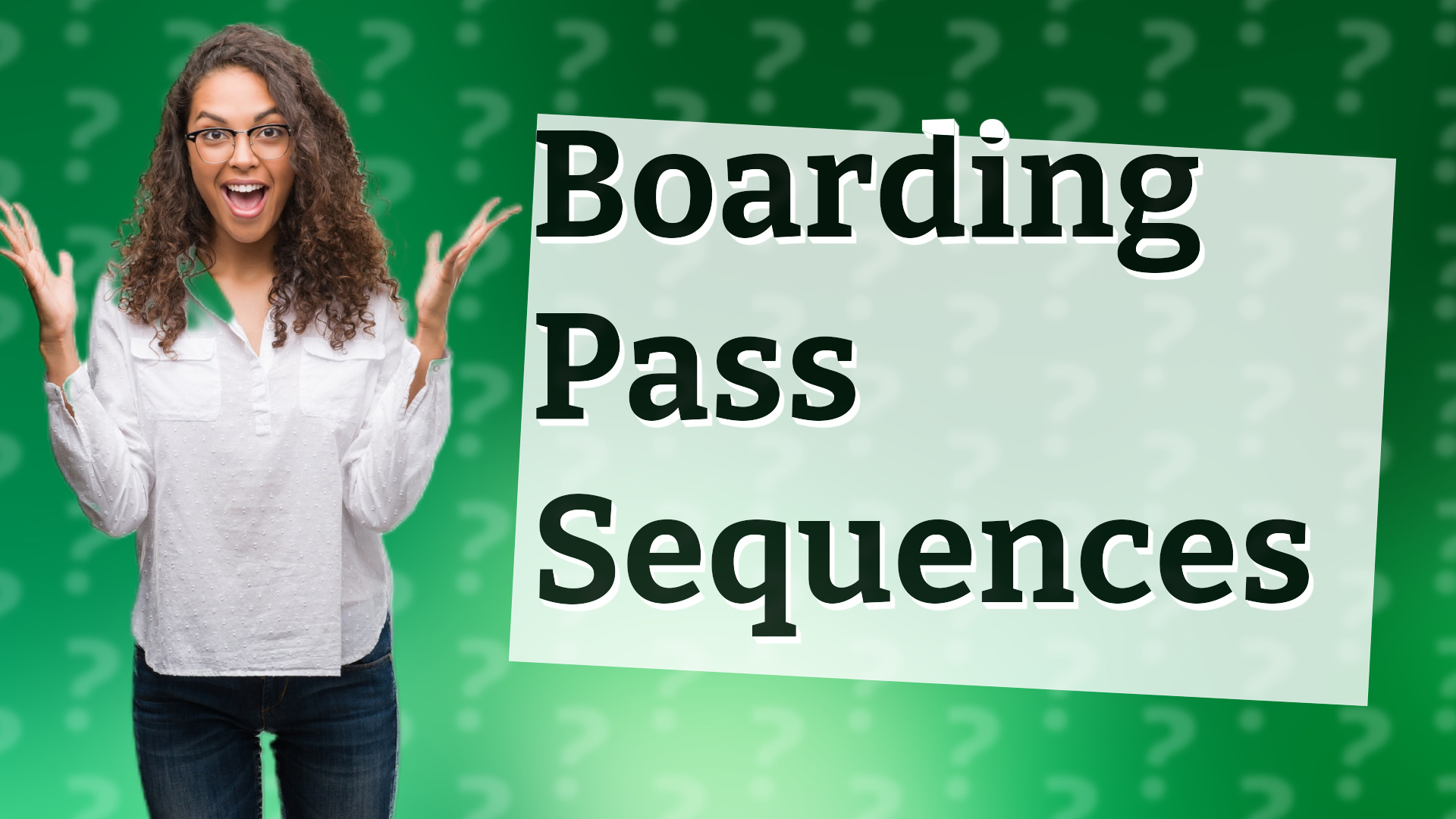 Boarding Pass Sequences