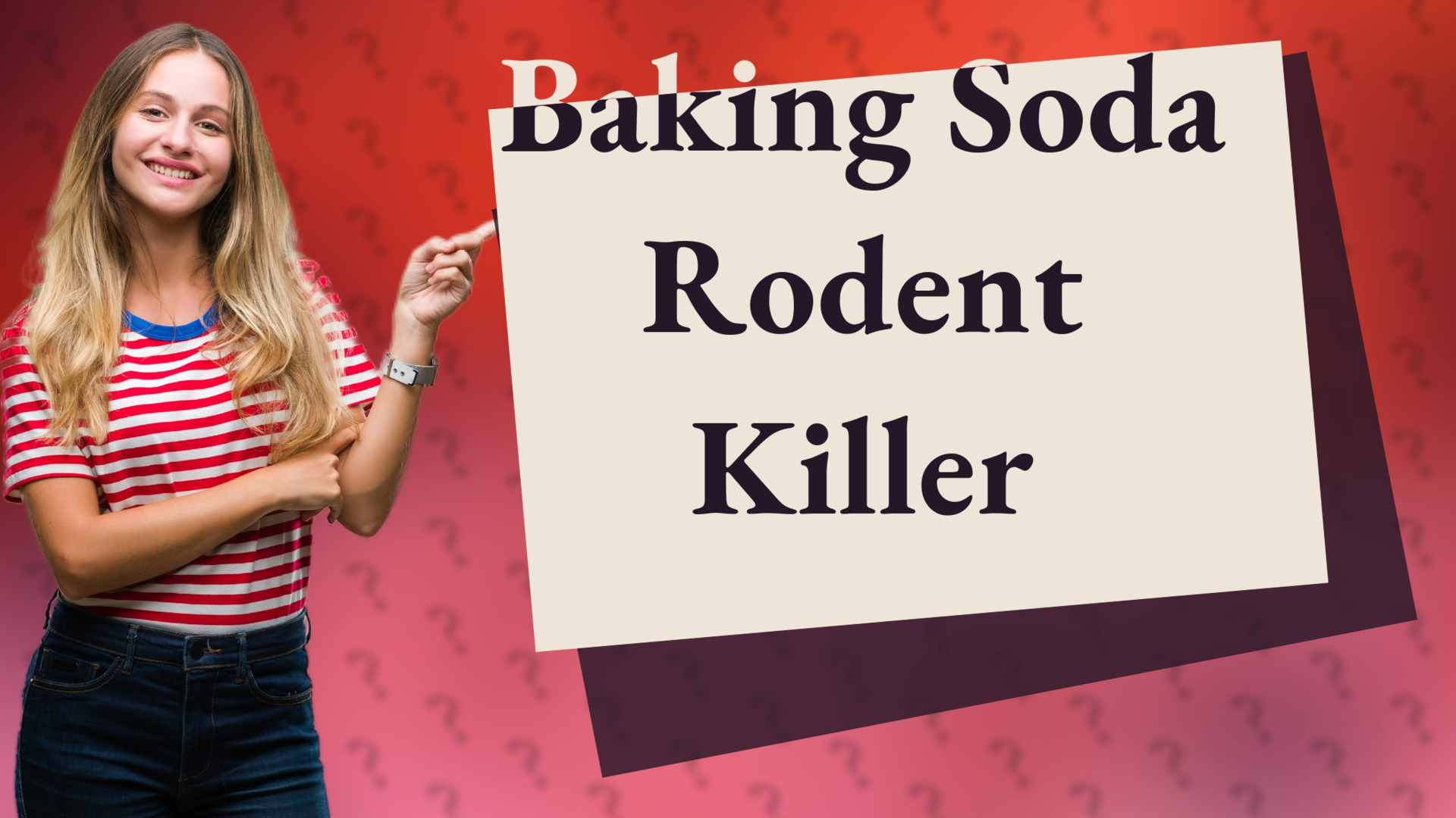 Baking Soda Rodent Killer