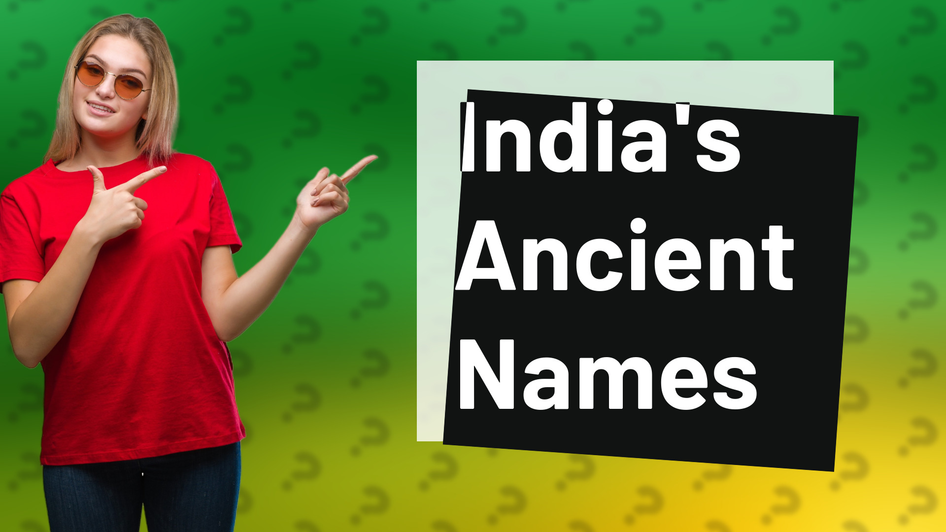 India's Ancient Names