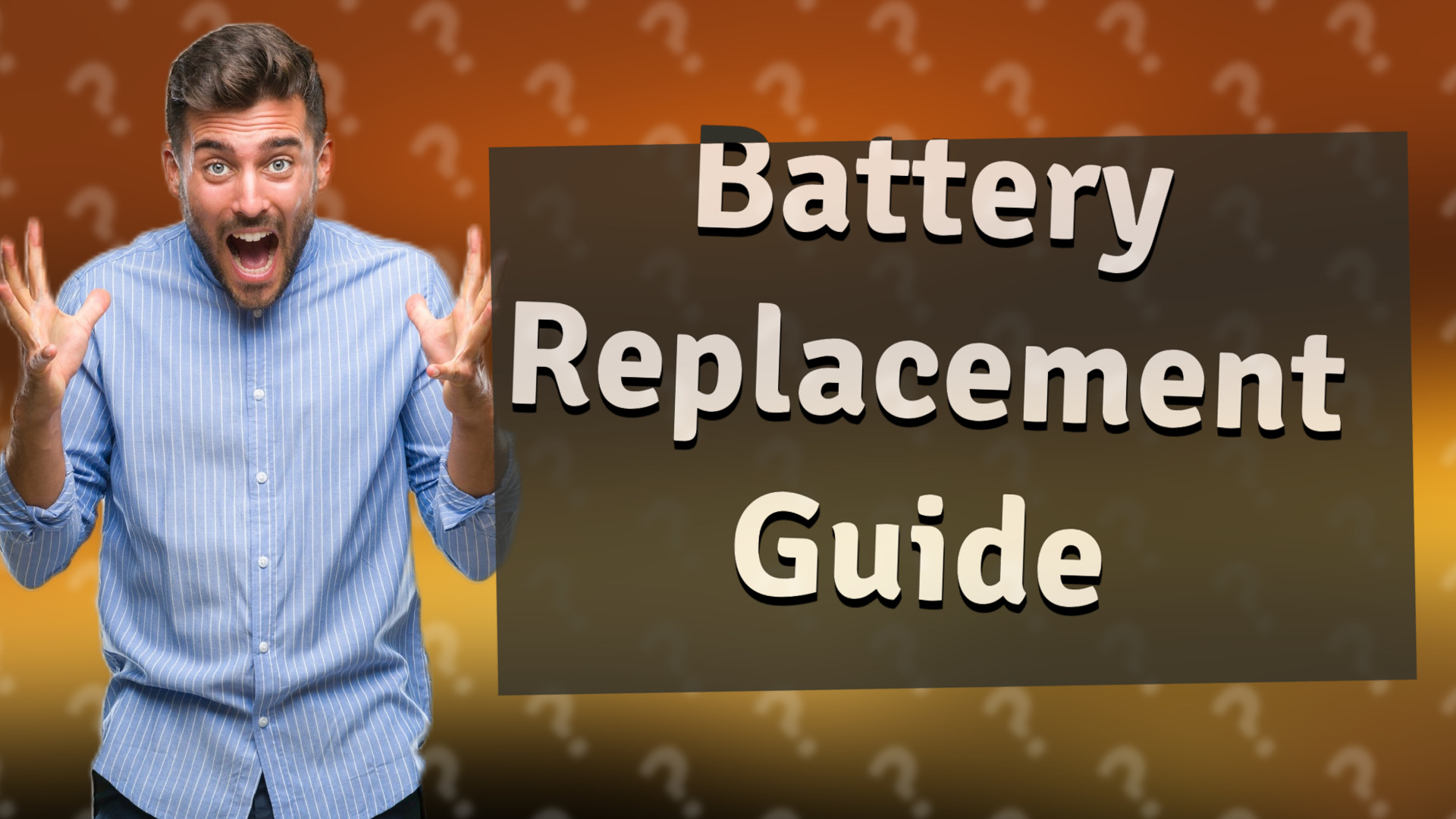 Battery Replacement Guide