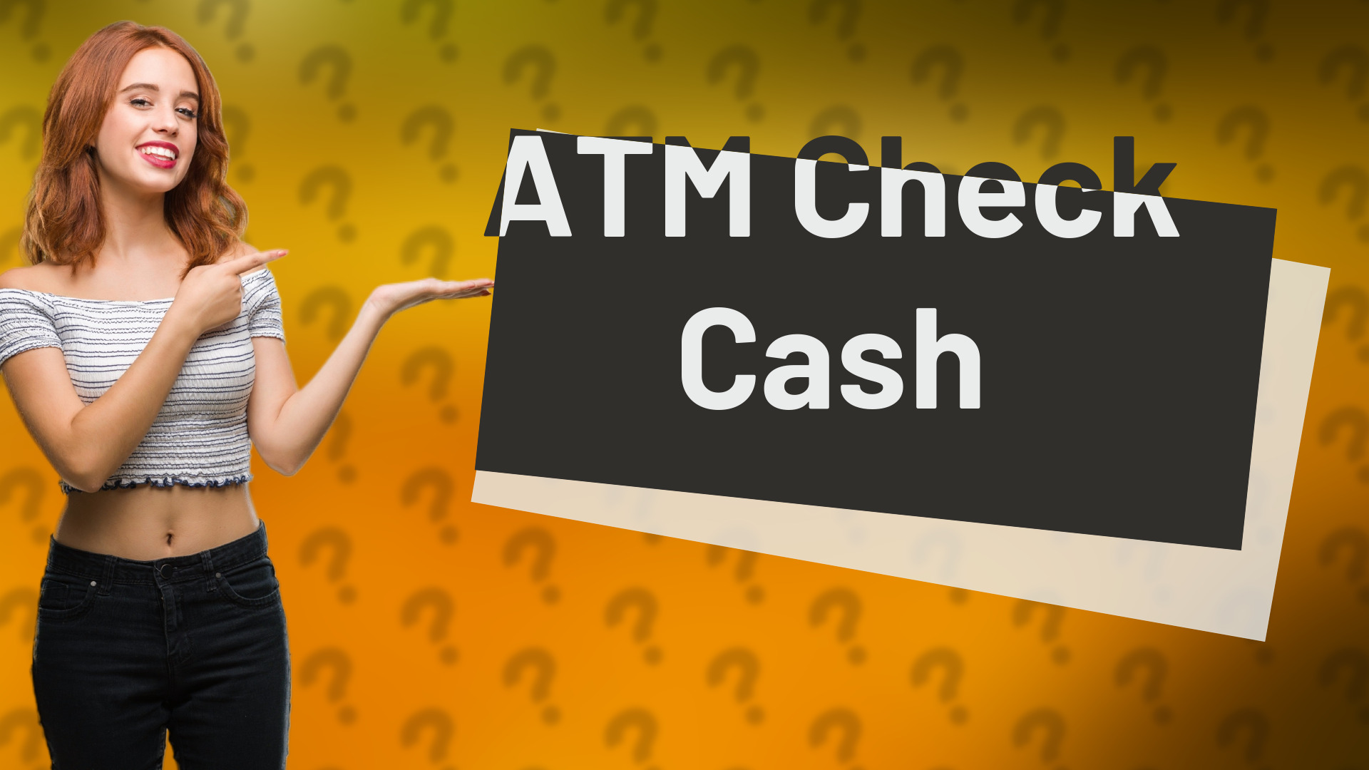 ATM Check Cash