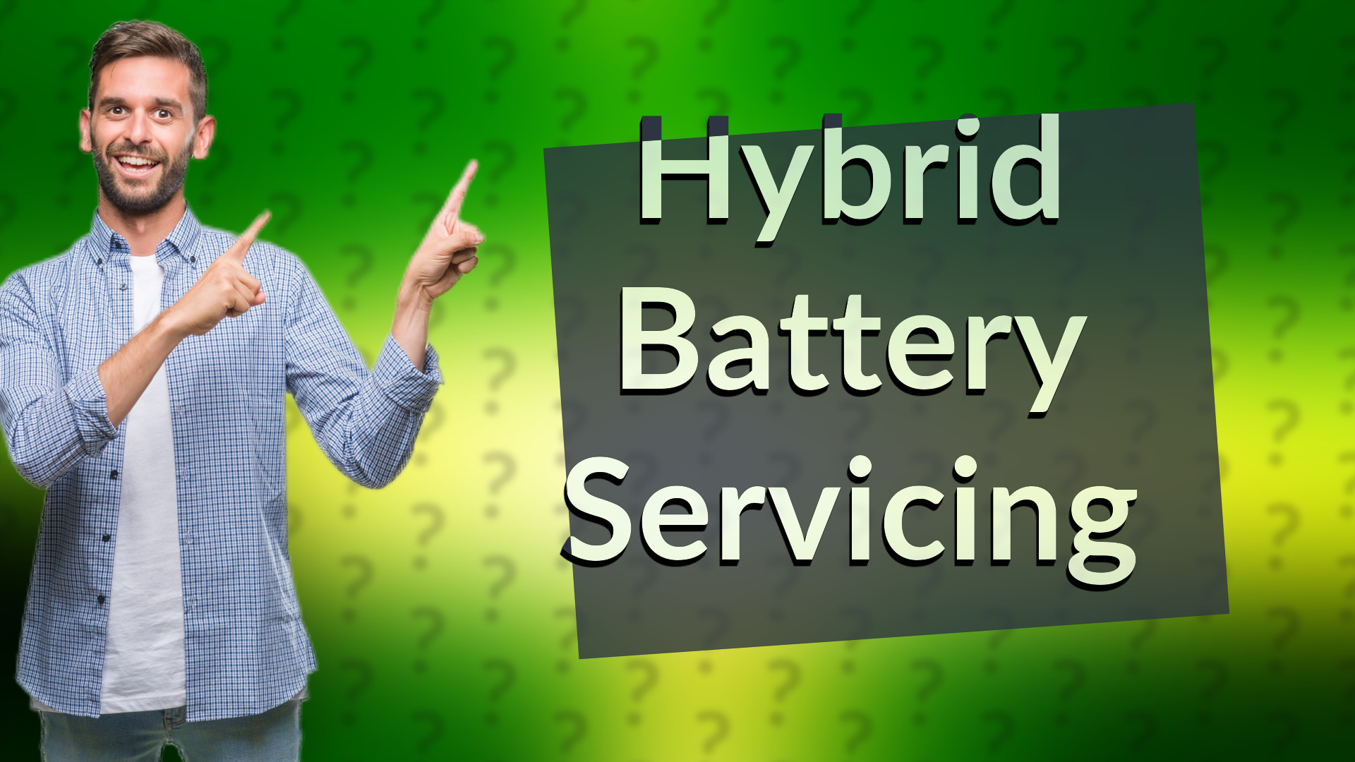 Hybrid Battery Servicing
