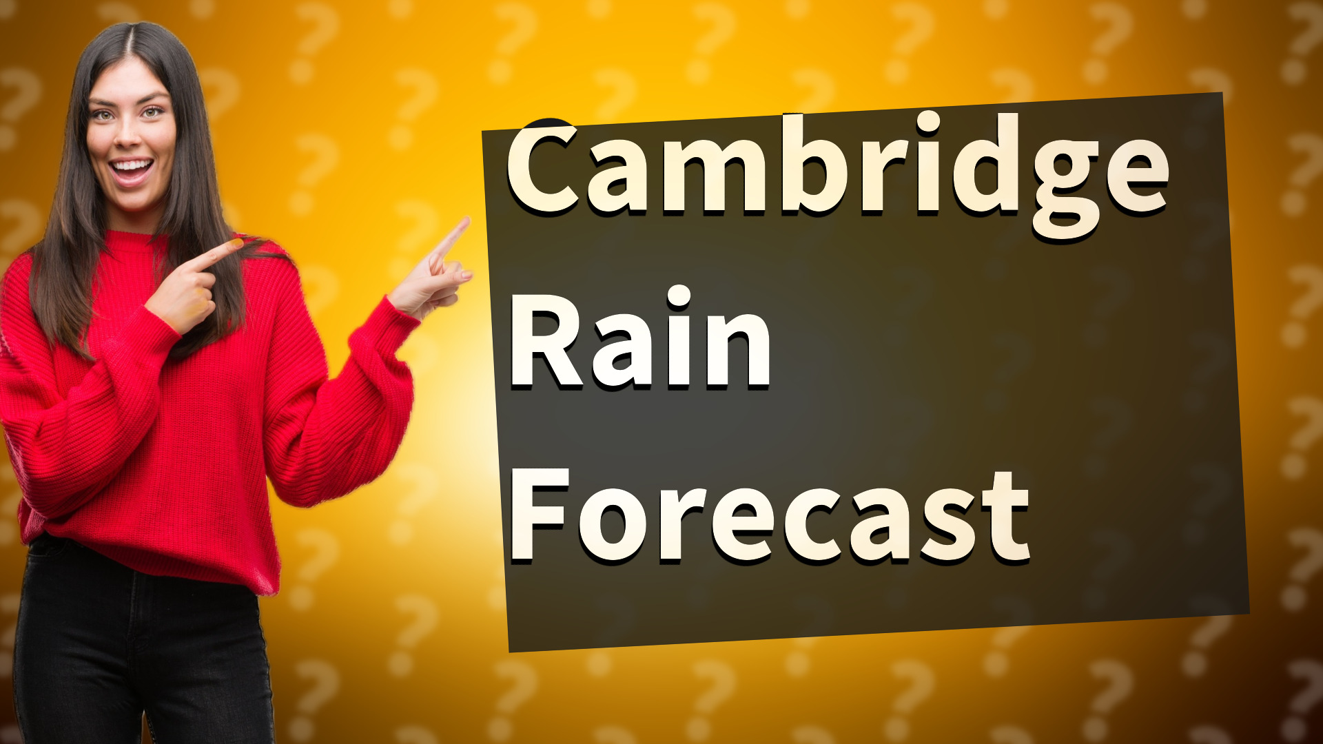 Cambridge Rain Forecast