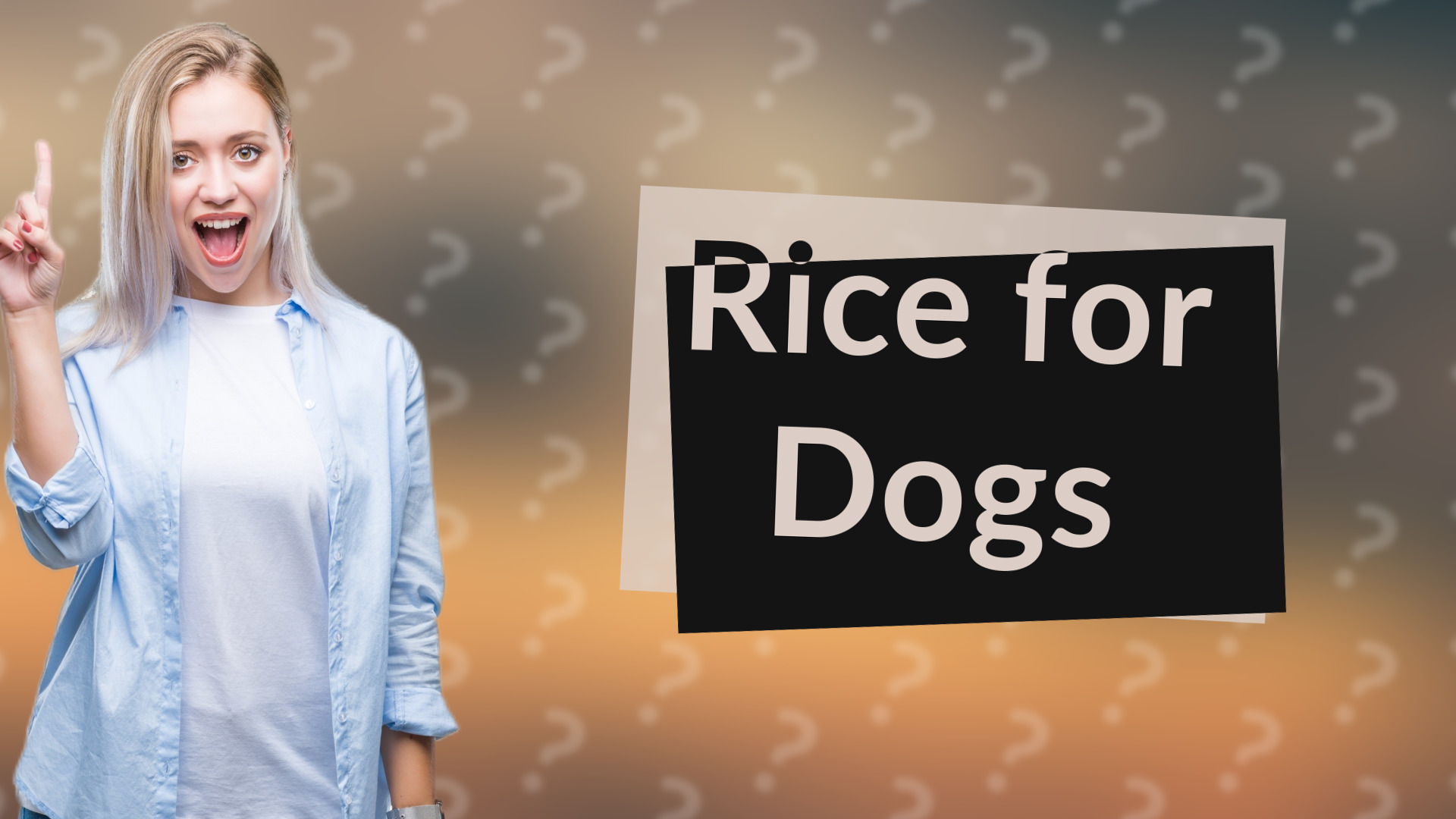 Rice for Dogs