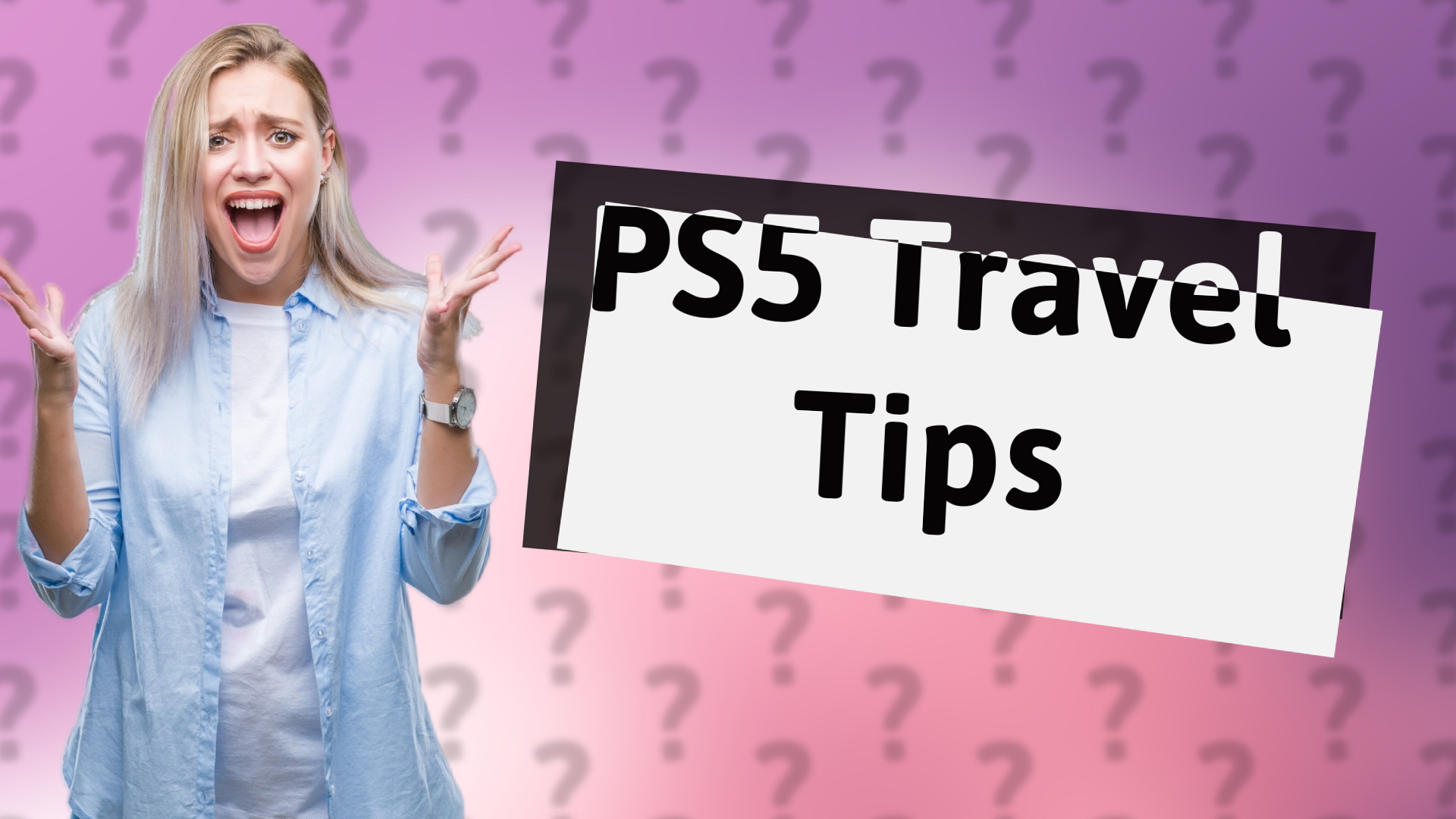 PS5 Travel Tips