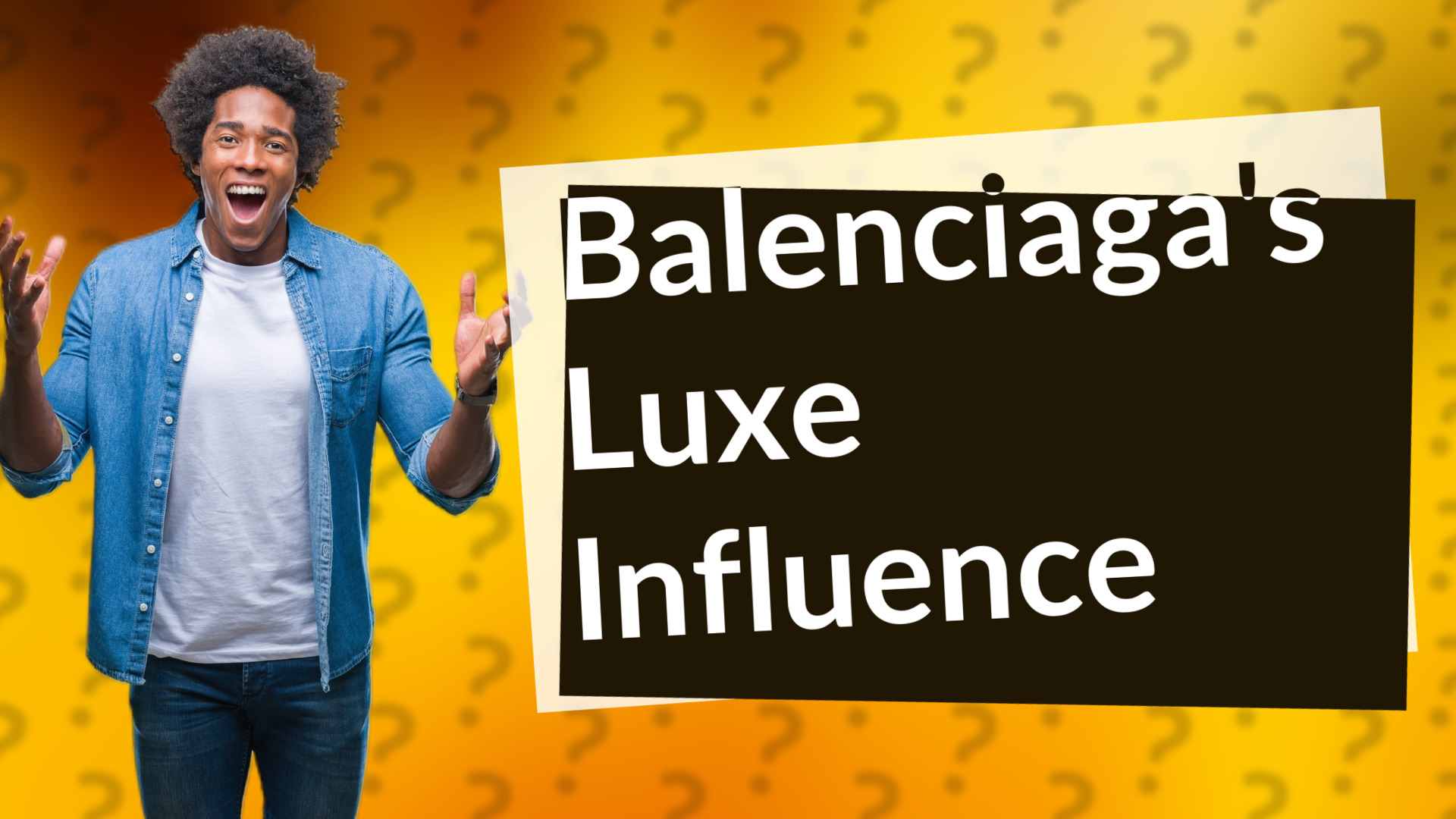 Balenciaga's Luxe Influence