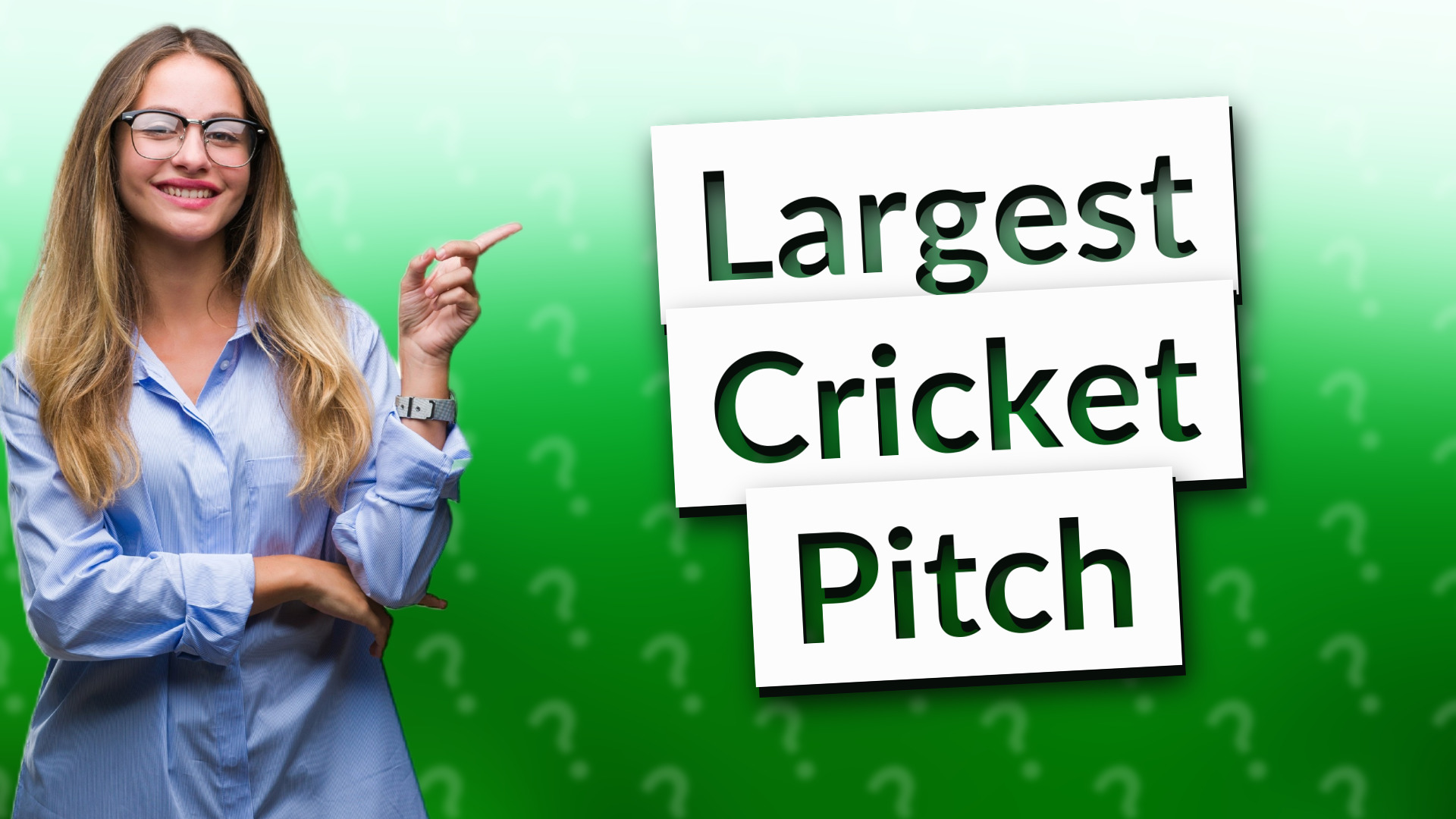 Largest Cricket Pitch