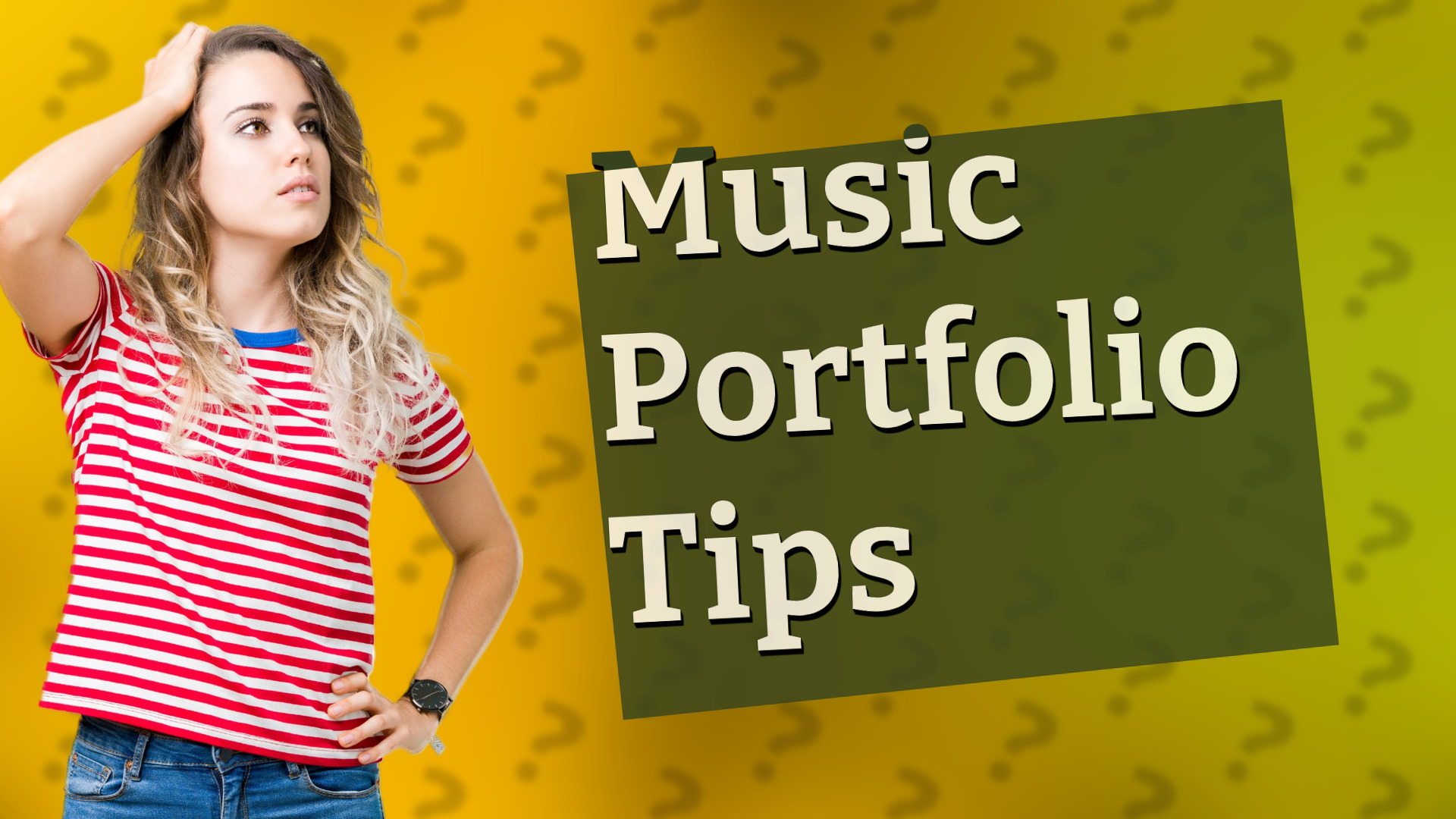 Music Portfolio Tips
