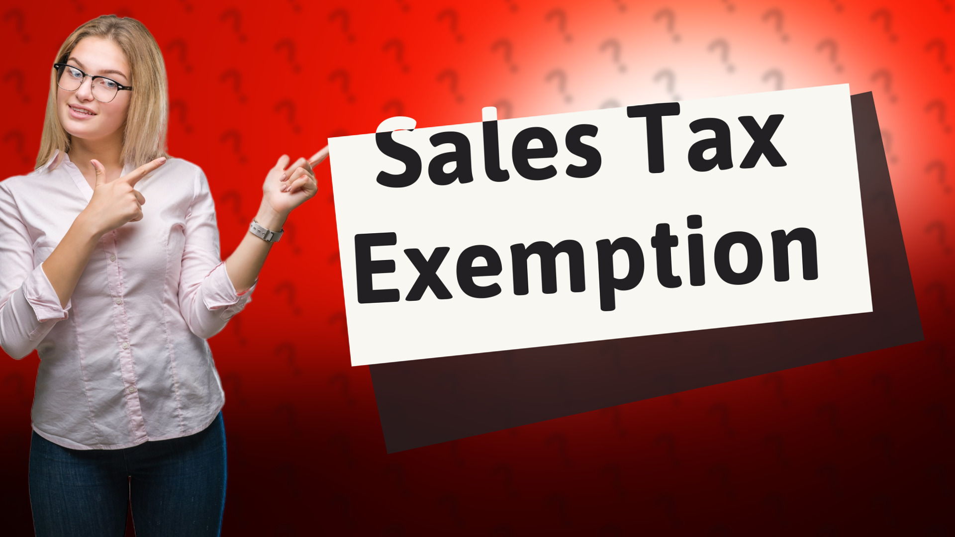 Sales Tax Exemption