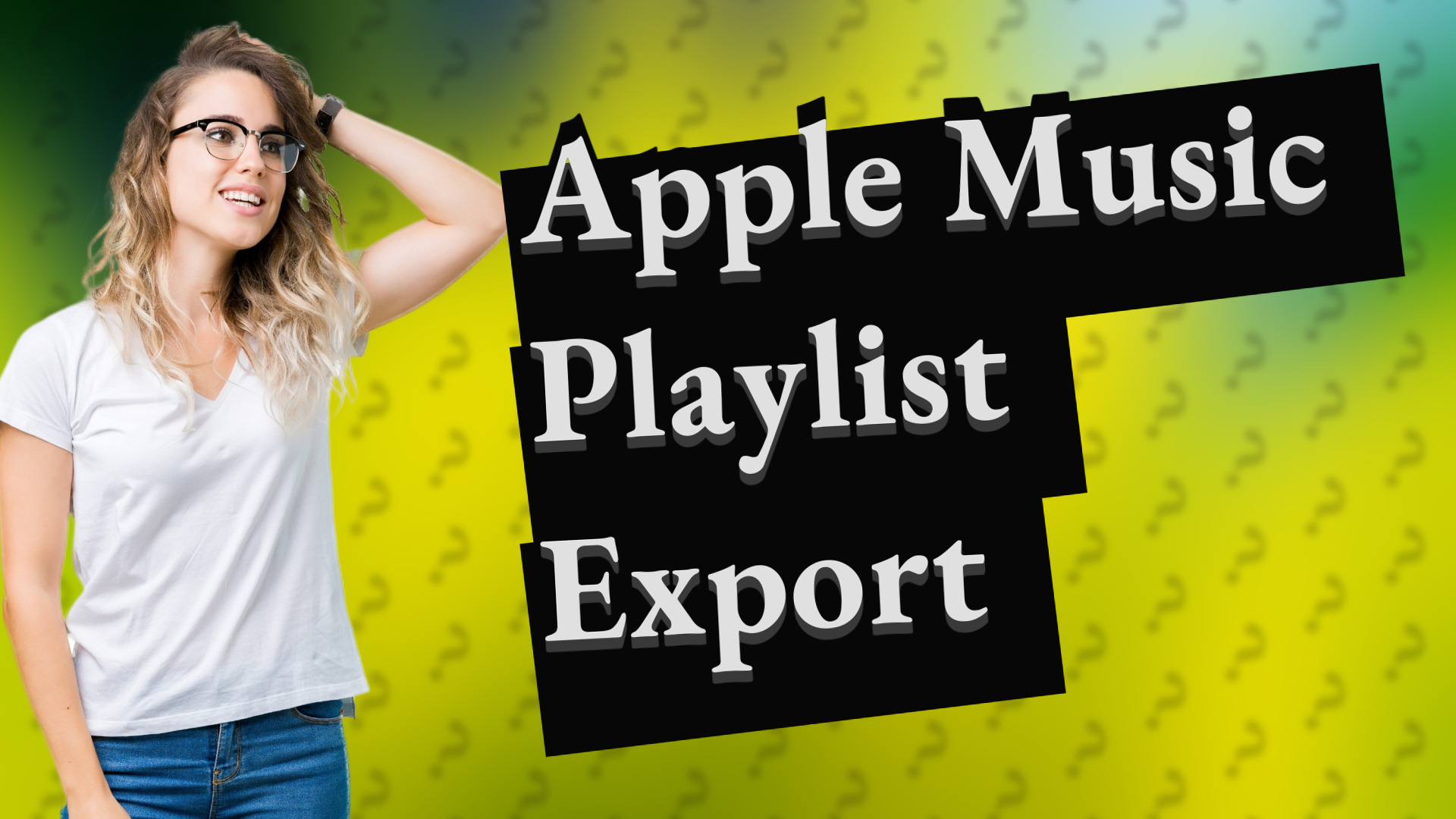 Apple Music Playlist Export