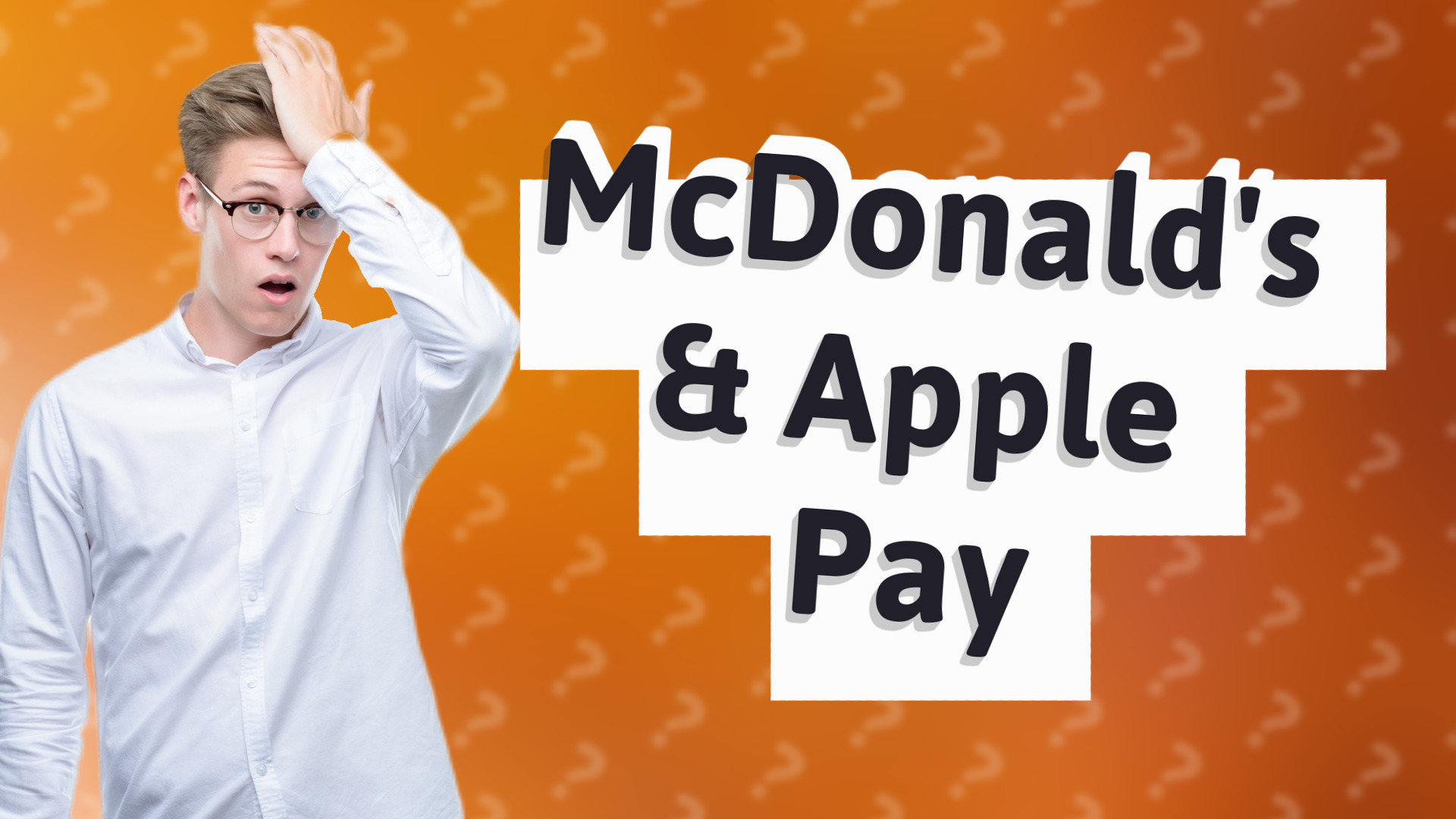 McDonald's & Apple Pay