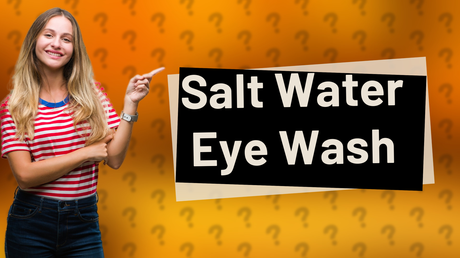 Salt Water Eye Wash