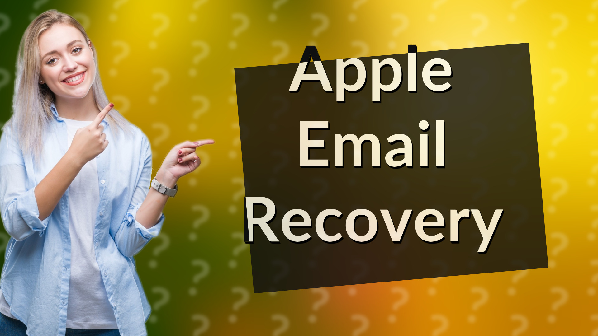 Apple Email Recovery