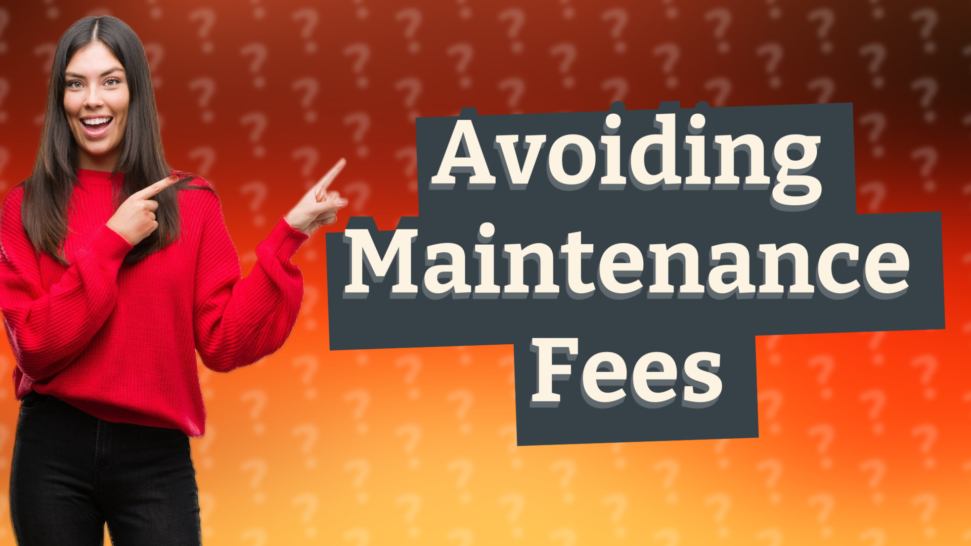 Avoiding Maintenance Fees