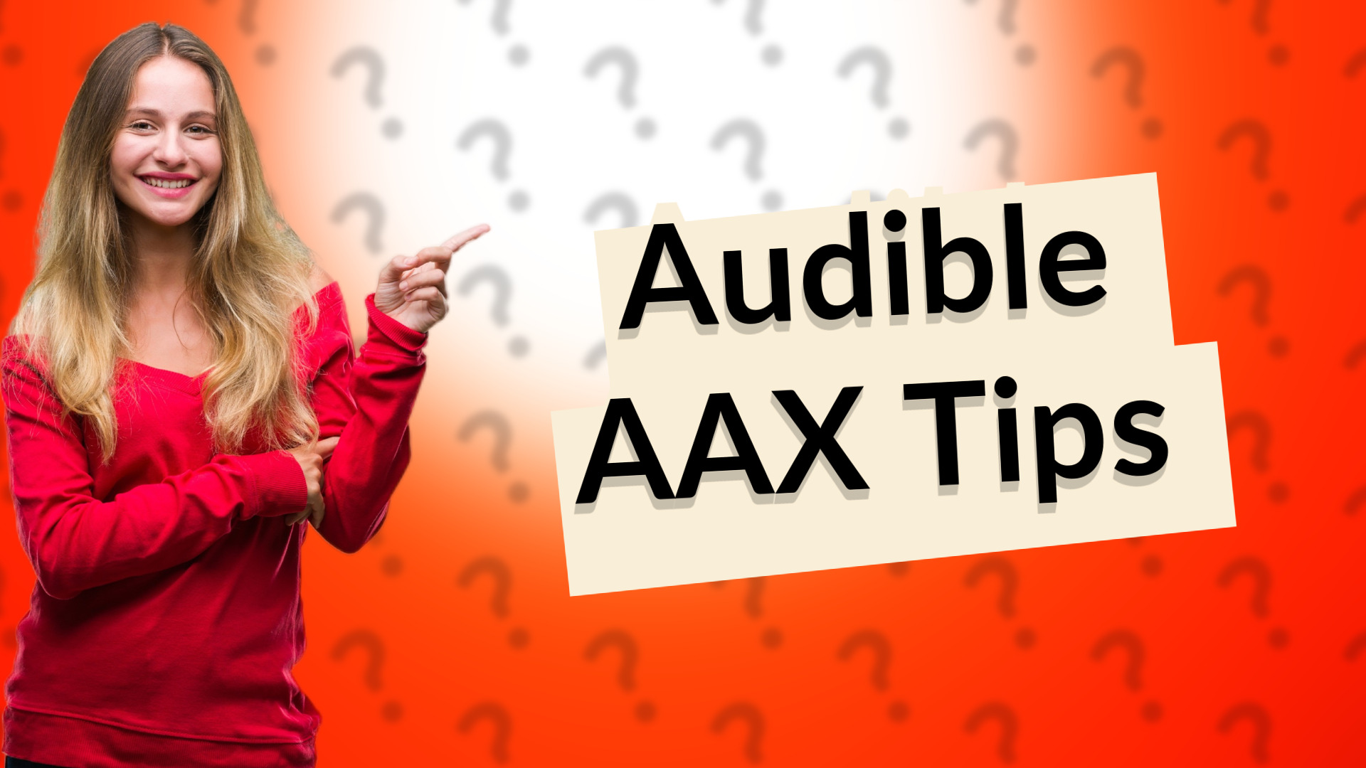 Audible AAX Tips