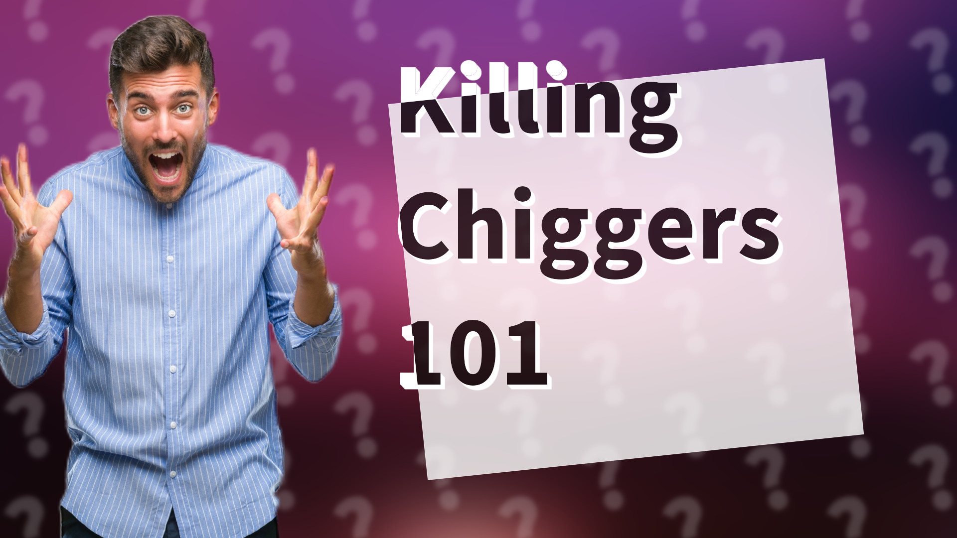 Killing Chiggers 101