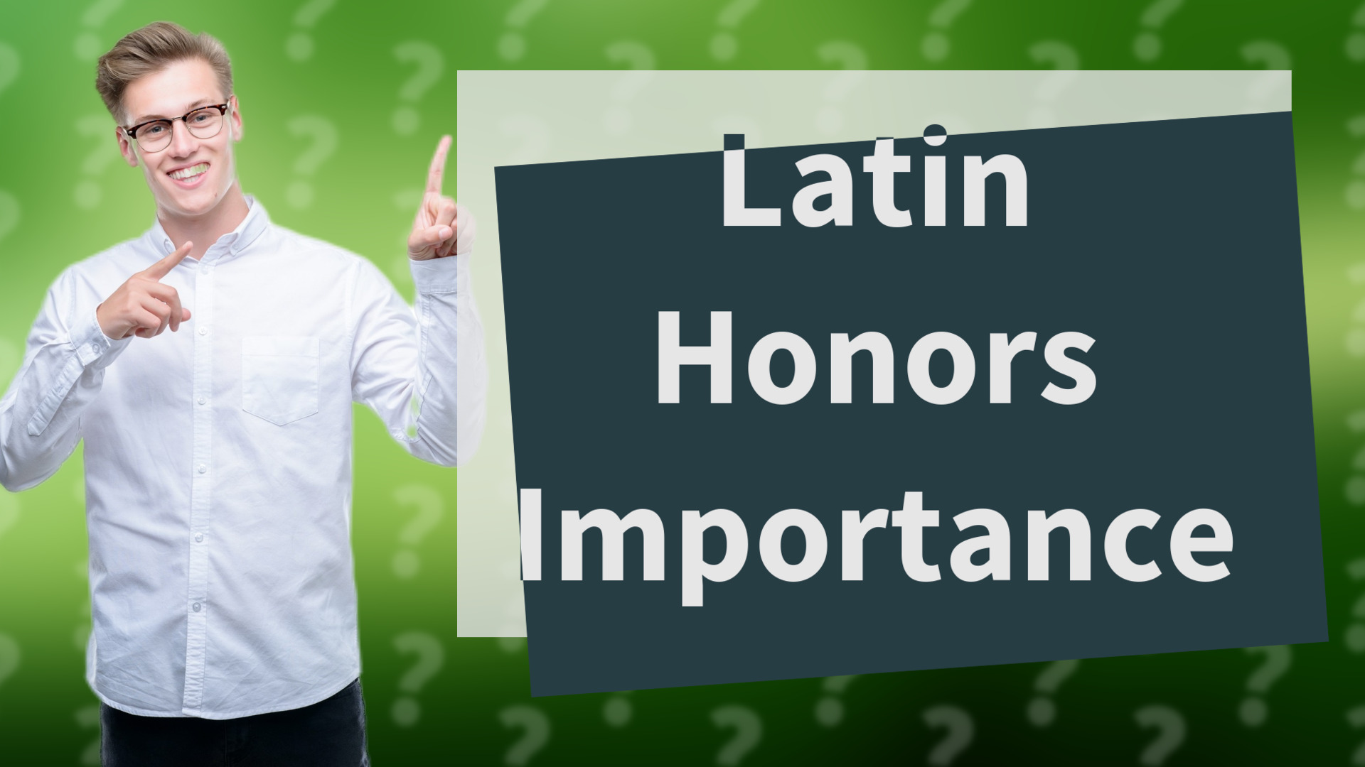 Latin Honors Importance