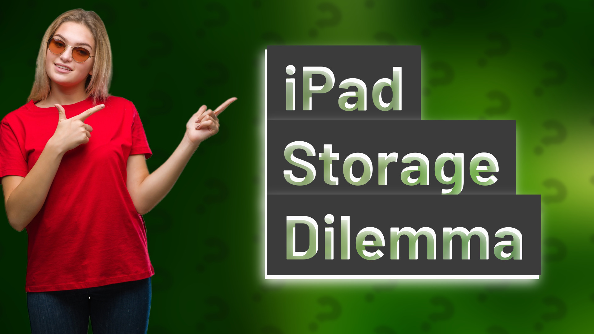 iPad Storage Dilemma